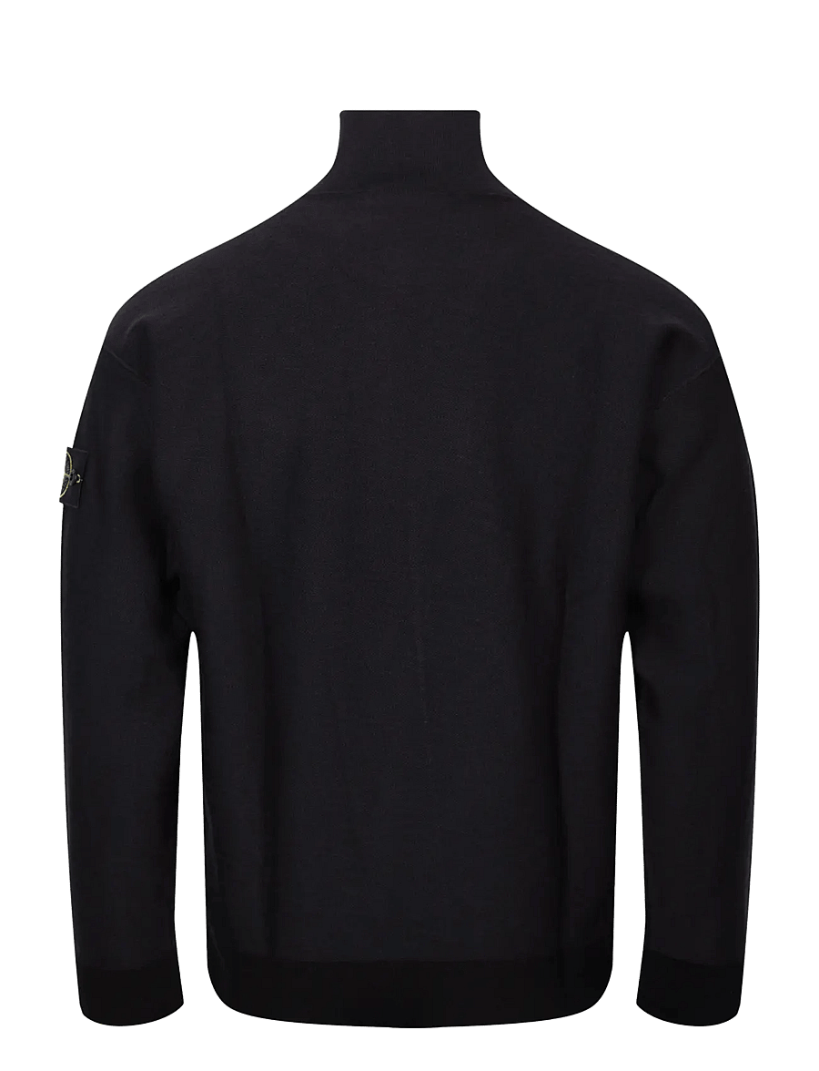 Stone Island - Half Zip Sweatshirt - pullover mit halbem reißverschluss - black - 1