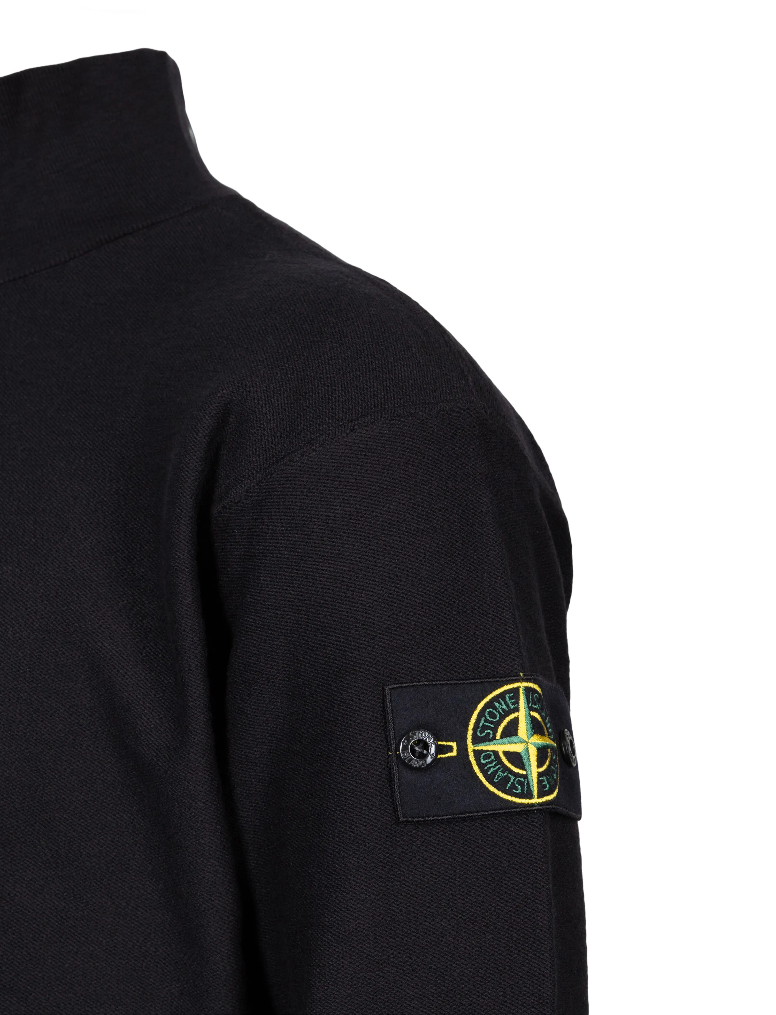 Stone Island - Half Zip Sweatshirt - pullover mit halbem reißverschluss - black - 2