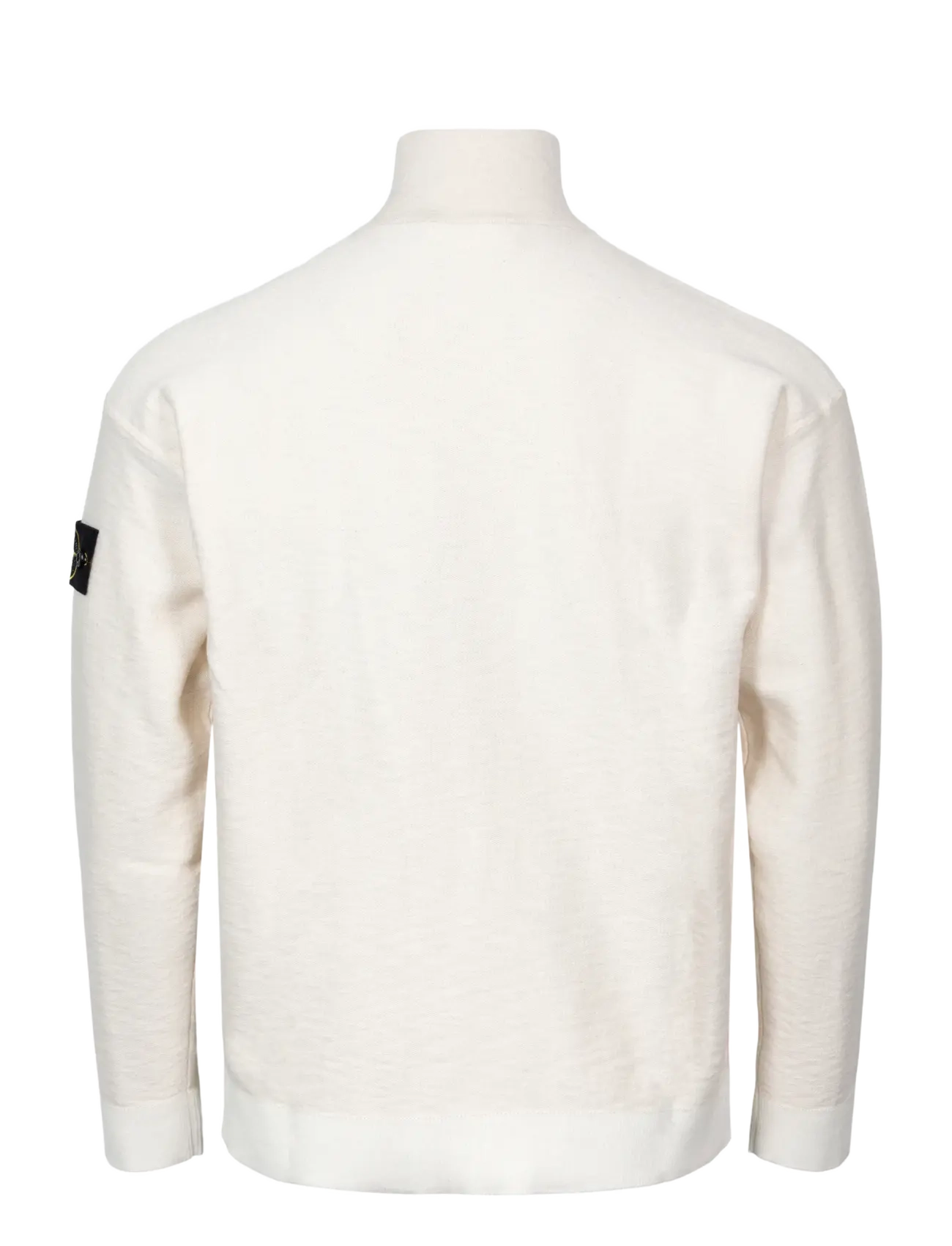 Stone Island - Half Zip Sweatshirt - pullover mit halbem reißverschluss - creme - 1
