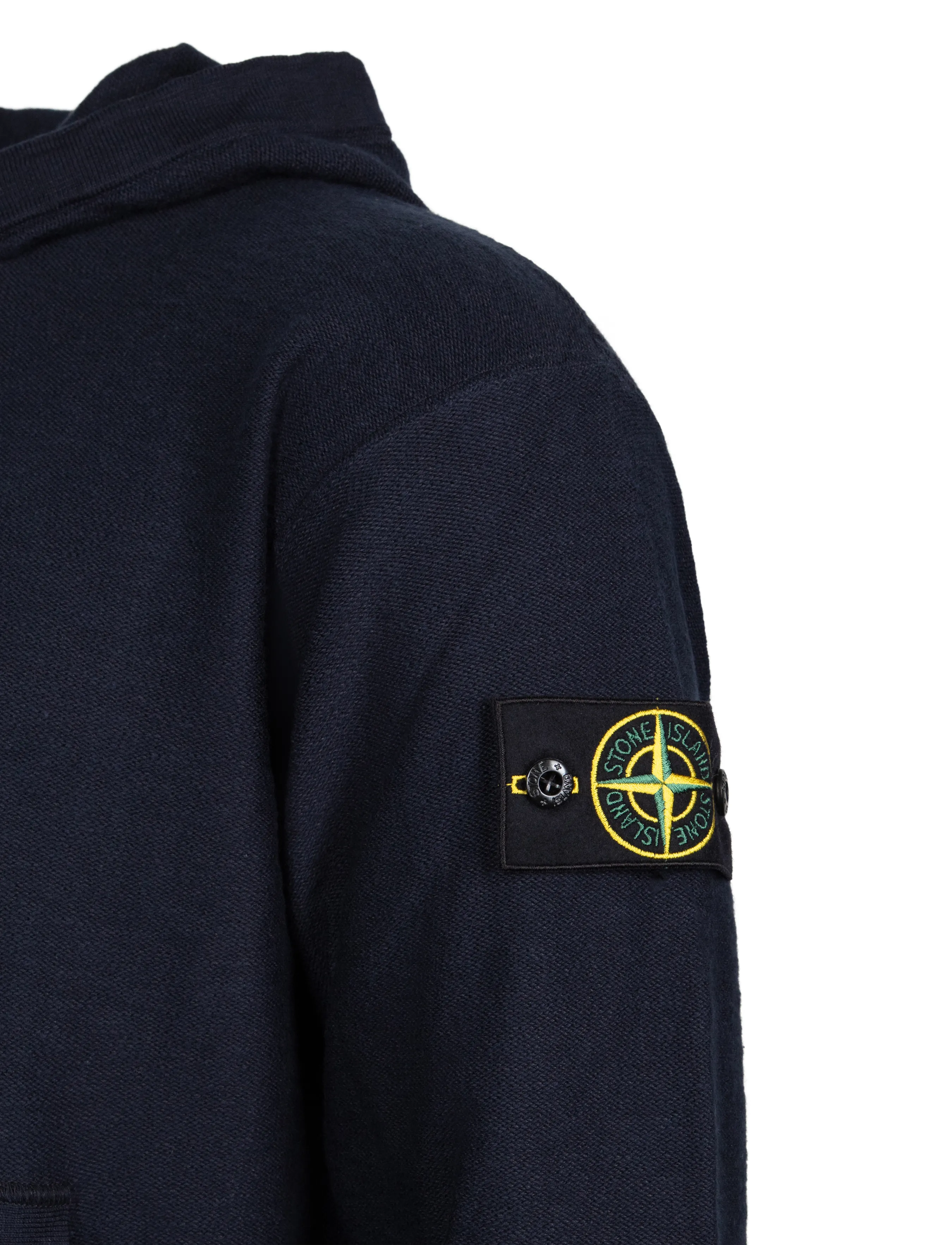 Stone Island - Zip Up Hooded Sweatshirt - kapuzenpullover - blue - 2