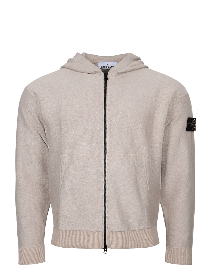 Stone Island - Zip Up Hooded Sweatshirt - kapuzenpullover - grey - 0
