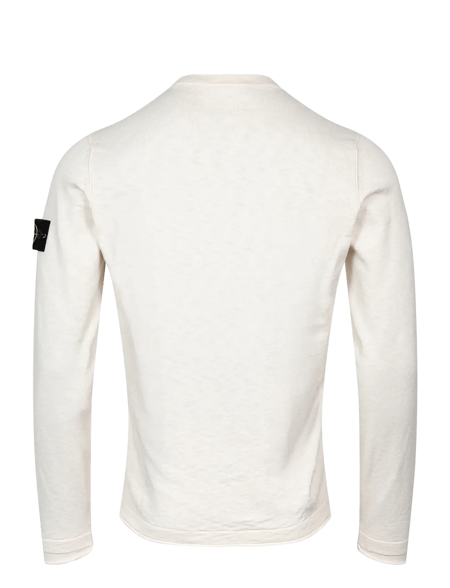 Stone Island - Roundneck Pullover - rundhals - white - 1