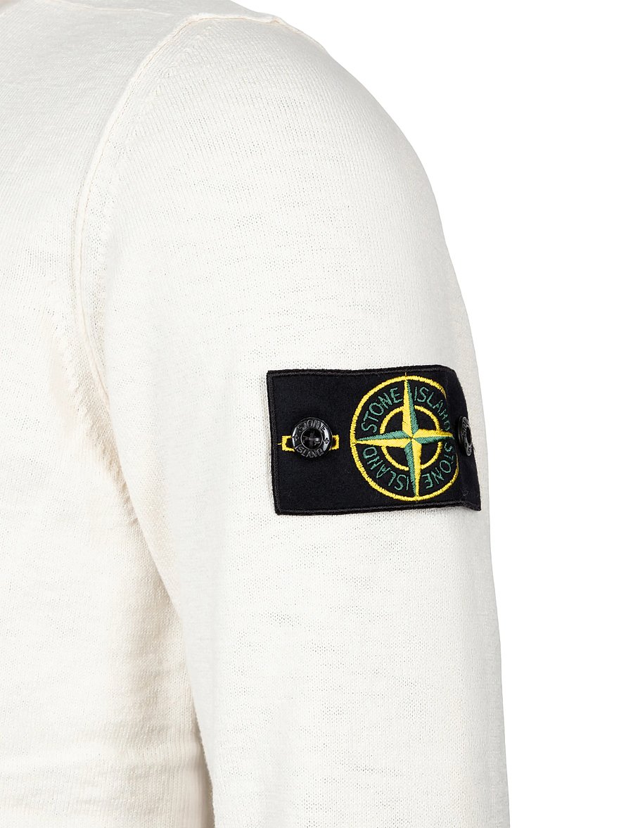 Stone Island - Roundneck Pullover - rundhals - white - 2
