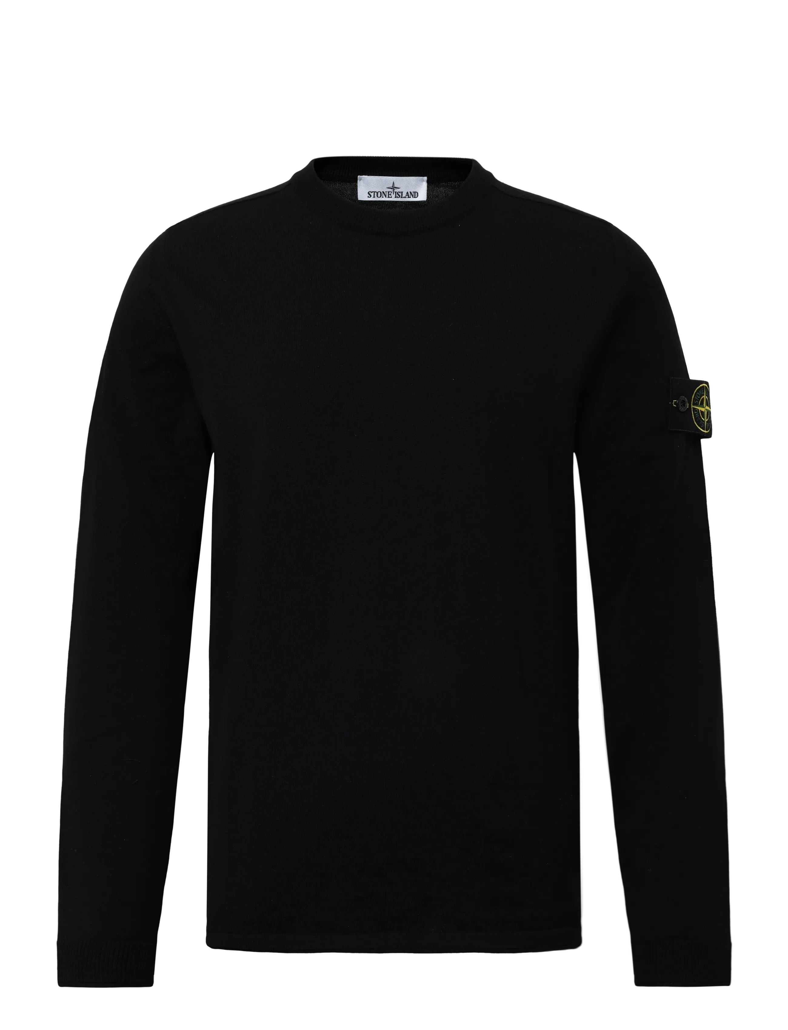 Stone Island Soft Organic Cotton Sweater - Designers - BLACK / black