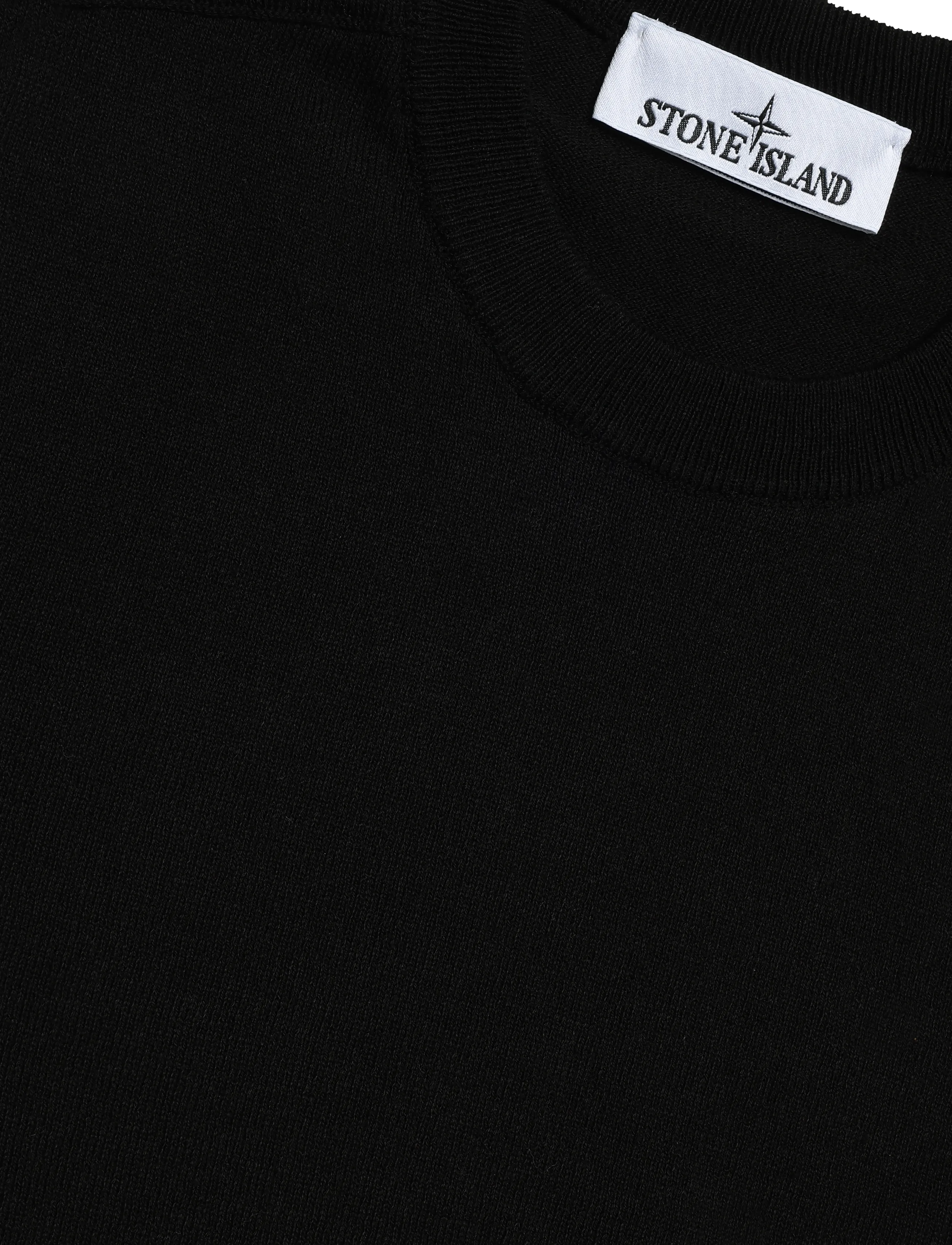 Stone Island - Soft Organic Cotton Sweater - black - 2