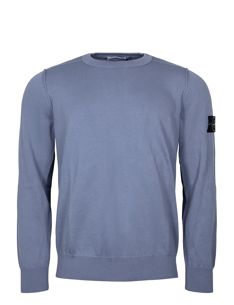 Stone Island - Knit Crewneck Sweater - rundhals - blue - 0