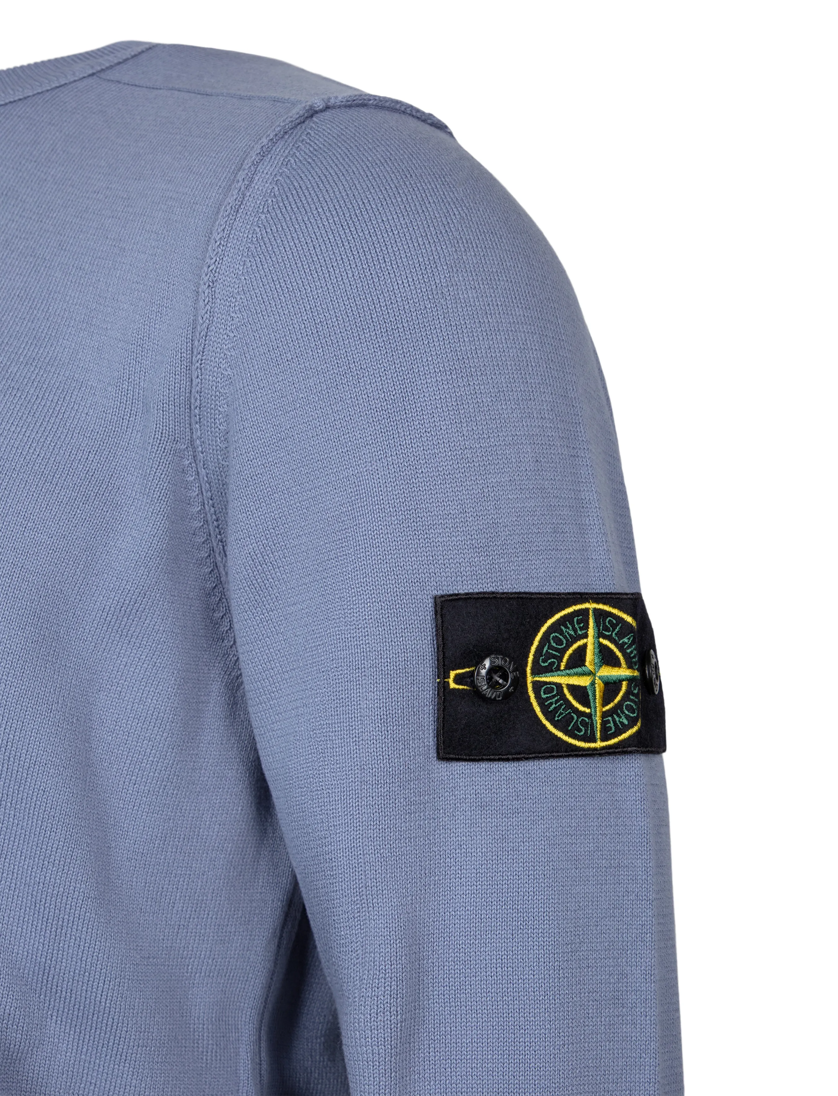 Stone Island - Knit Crewneck Sweater - rundhals - blue - 2