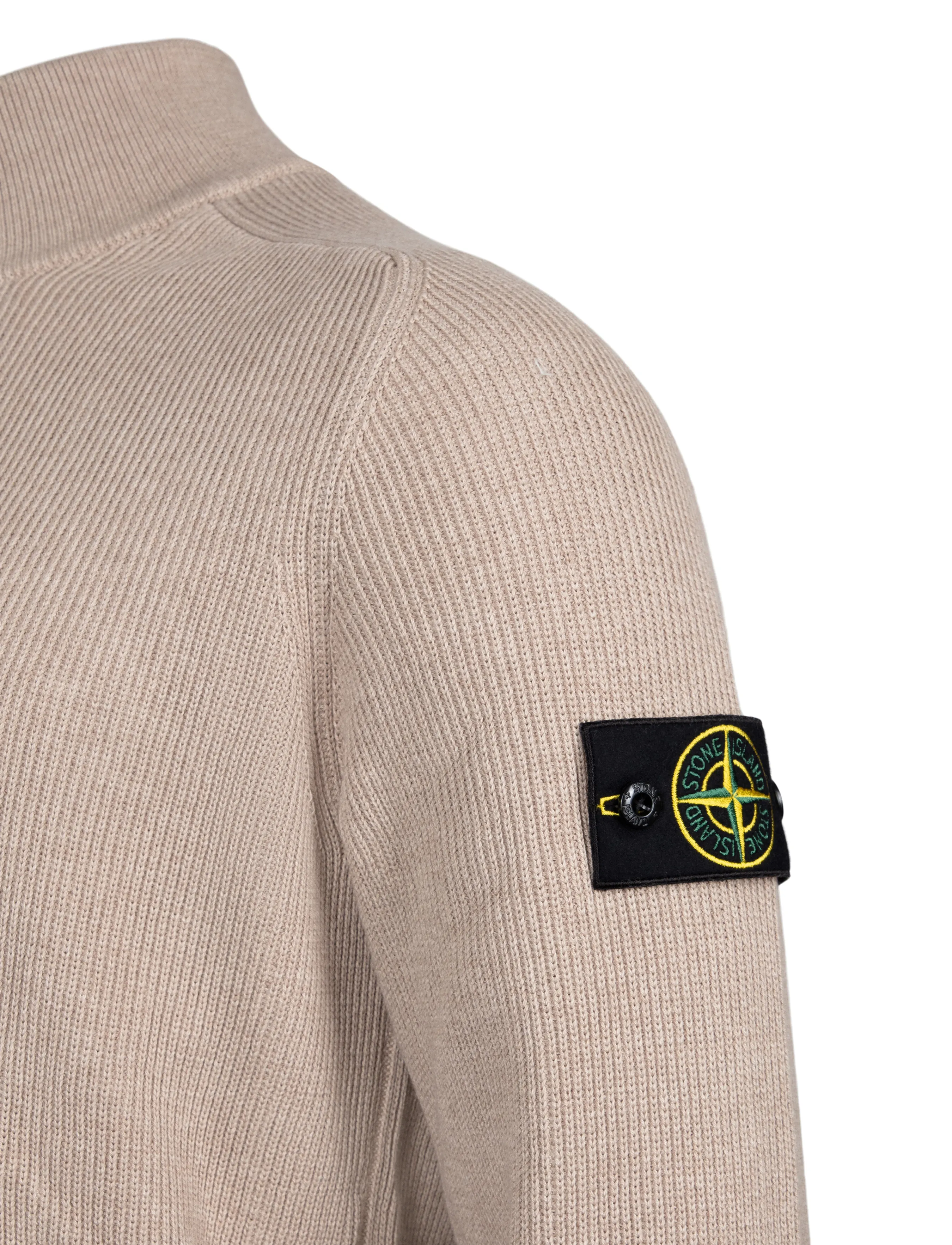 Stone Island - Roundneck Pullover - pullover mit halbem reißverschluss - brown - 2