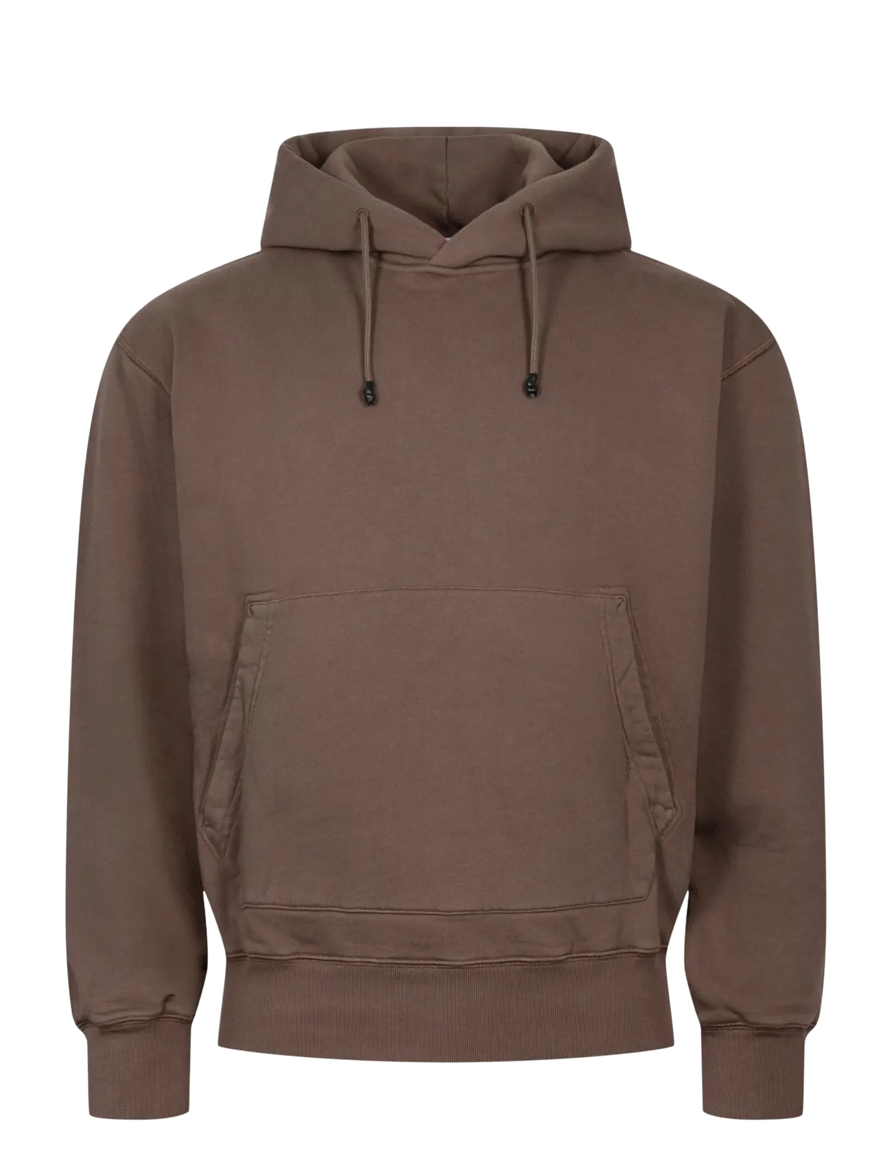 Stone Island Organic Cotton Fleece Hoodie - Sweatshirts & Hoodies - BROWN / brown