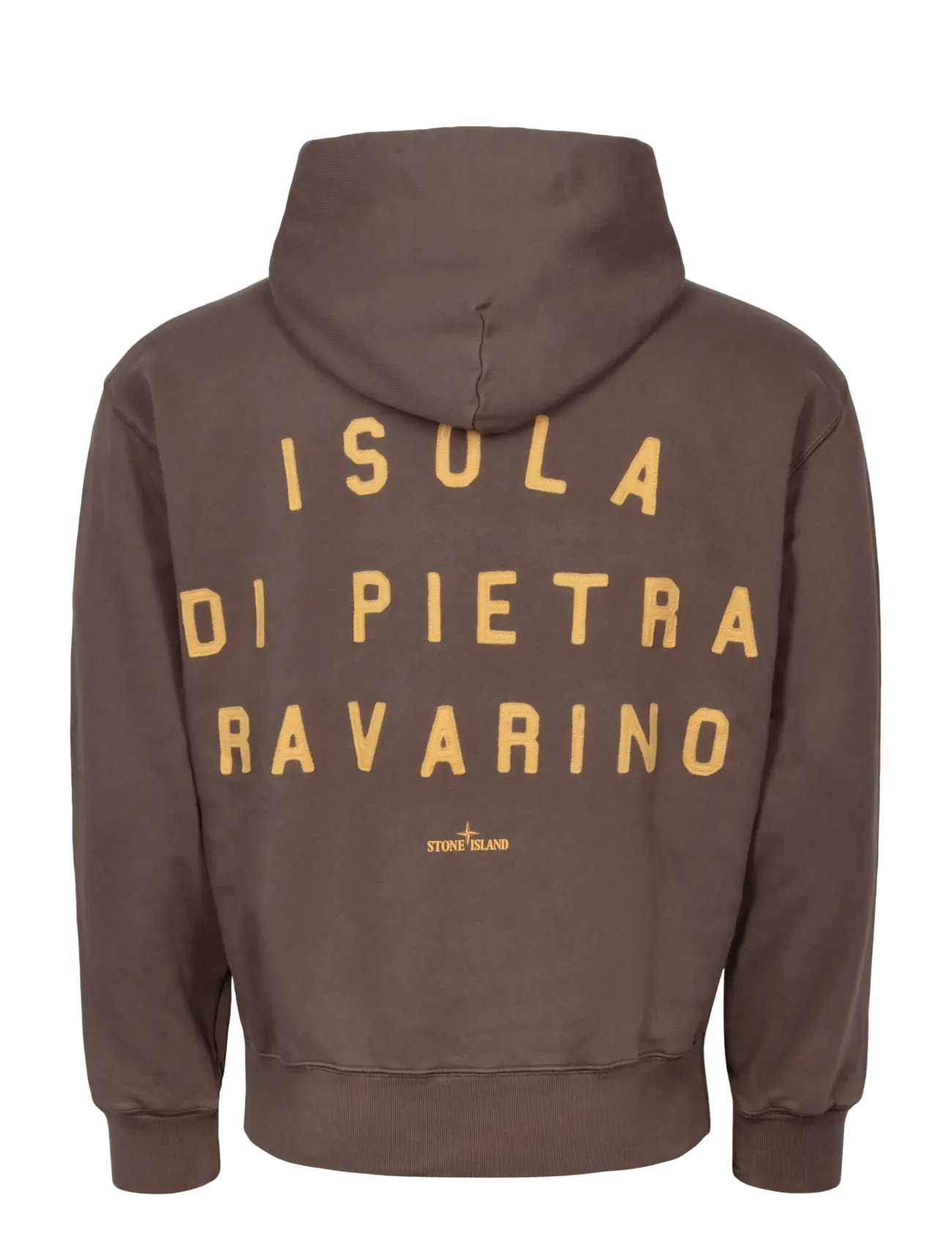 Stone Island - Organic Cotton Fleece Hoodie - kapuzenpullover - brown - 1