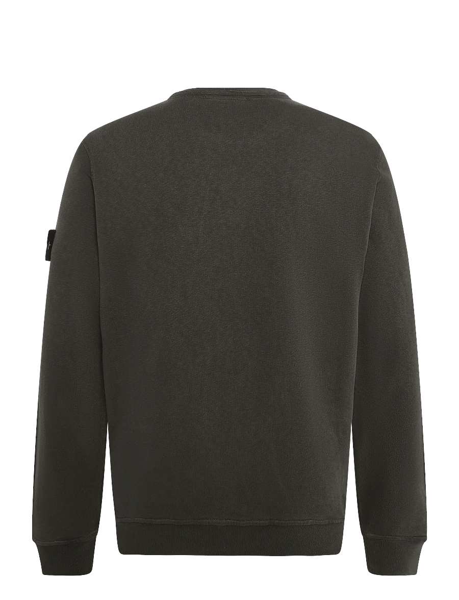 Stone Island - Logo patch crewneck sweatshirt - sweatshirts - dark grey - 1