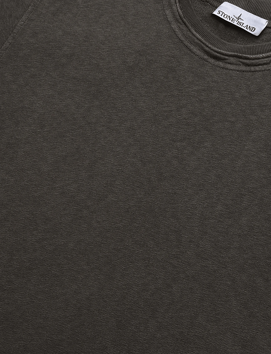 Stone Island - Logo patch crewneck sweatshirt - sweatshirts - dark grey - 2