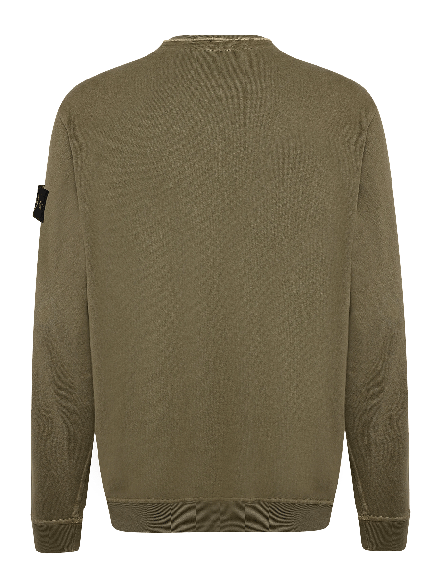 Stone Island - Logo patch crewneck sweatshirt - dressipluusid - green - 1