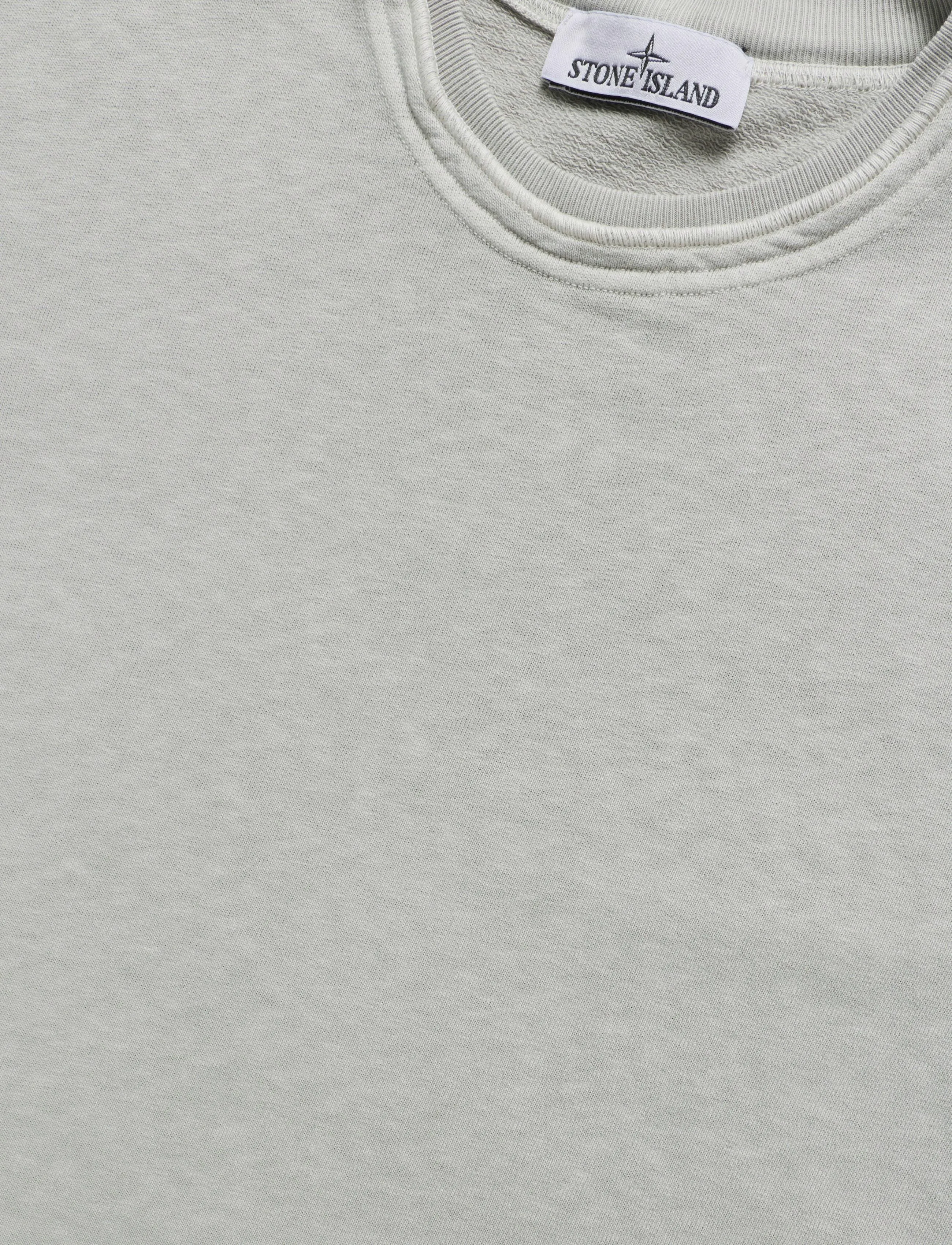 Stone Island - Logo patch crewneck sweatshirt - sweatshirts - grey - 2