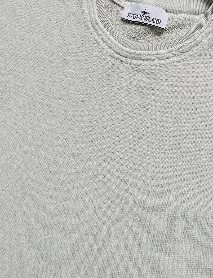 Stone Island - Logo patch crewneck sweatshirt - sweatshirts - grey - 2