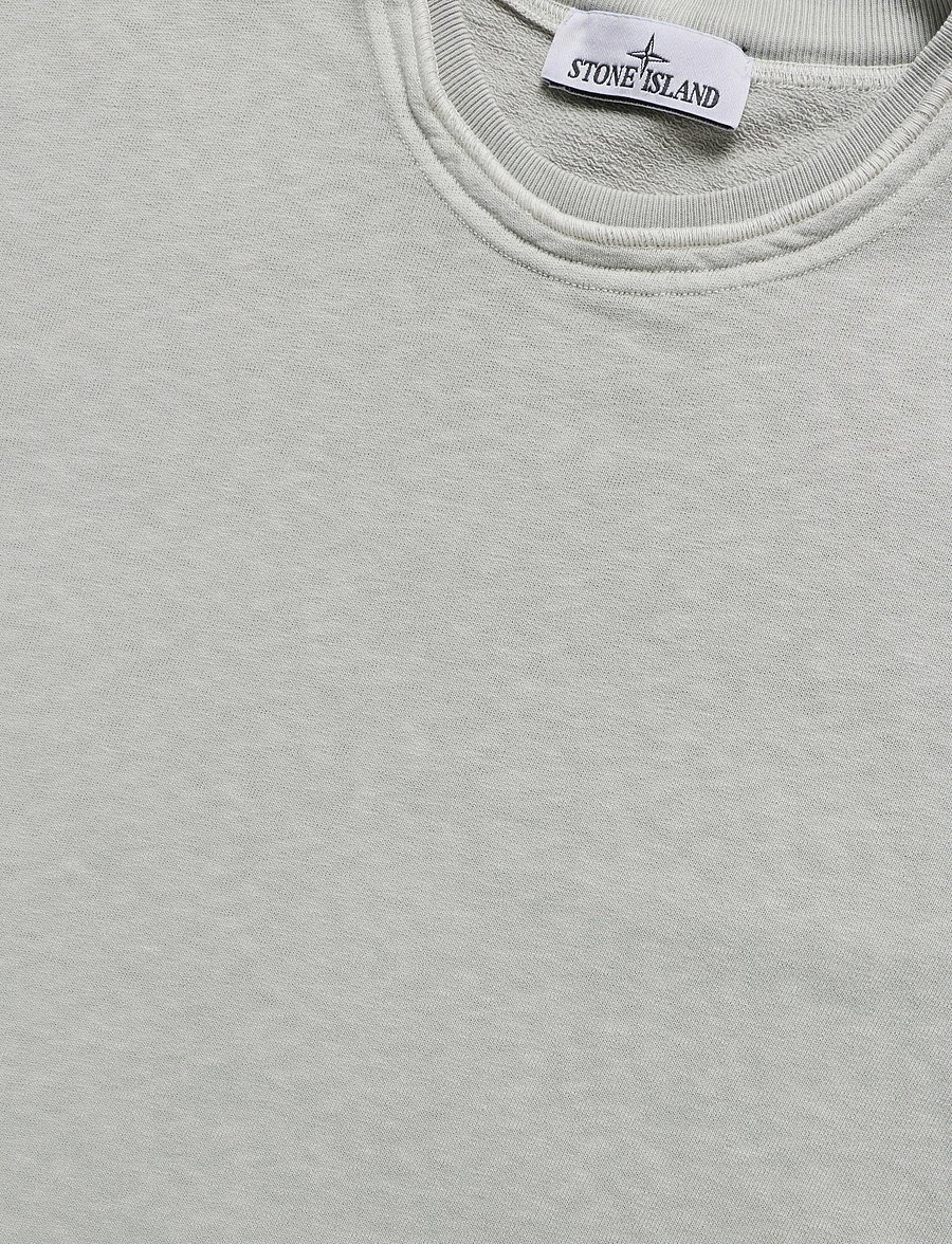 Stone Island - Logo patch crewneck sweatshirt - sweatshirts - grey - 2