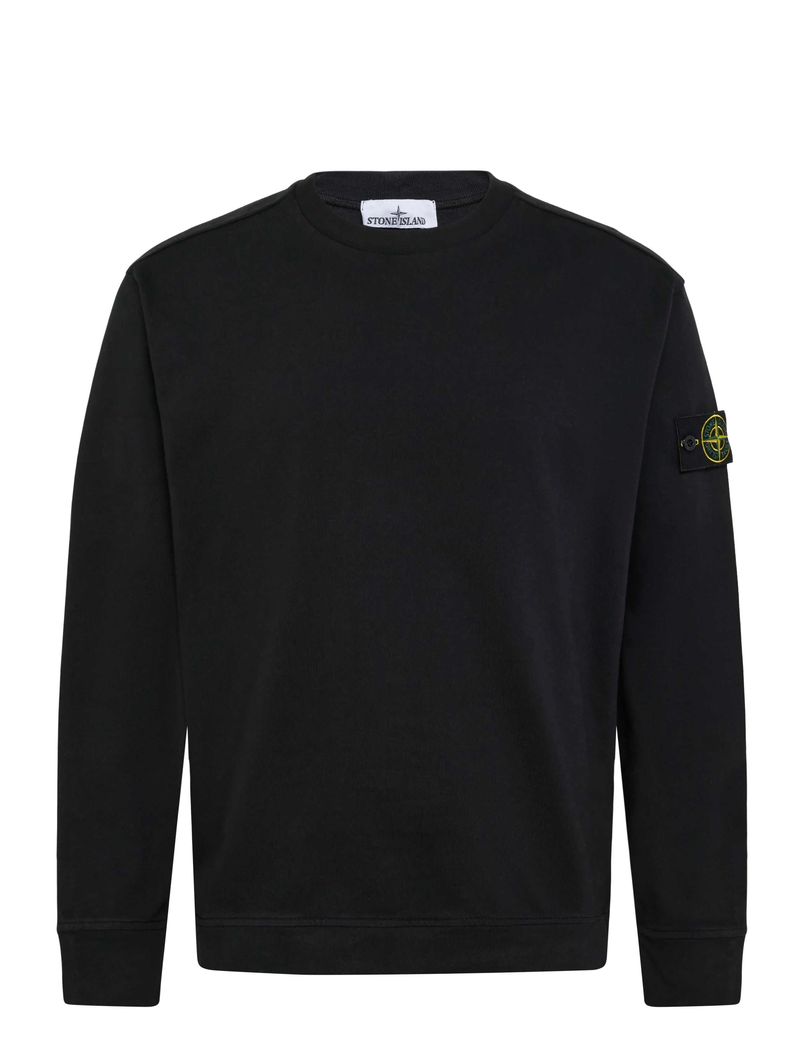 Stone Island Heavy Organic Cotton Jersey - Dressipluusid - BLACK / black