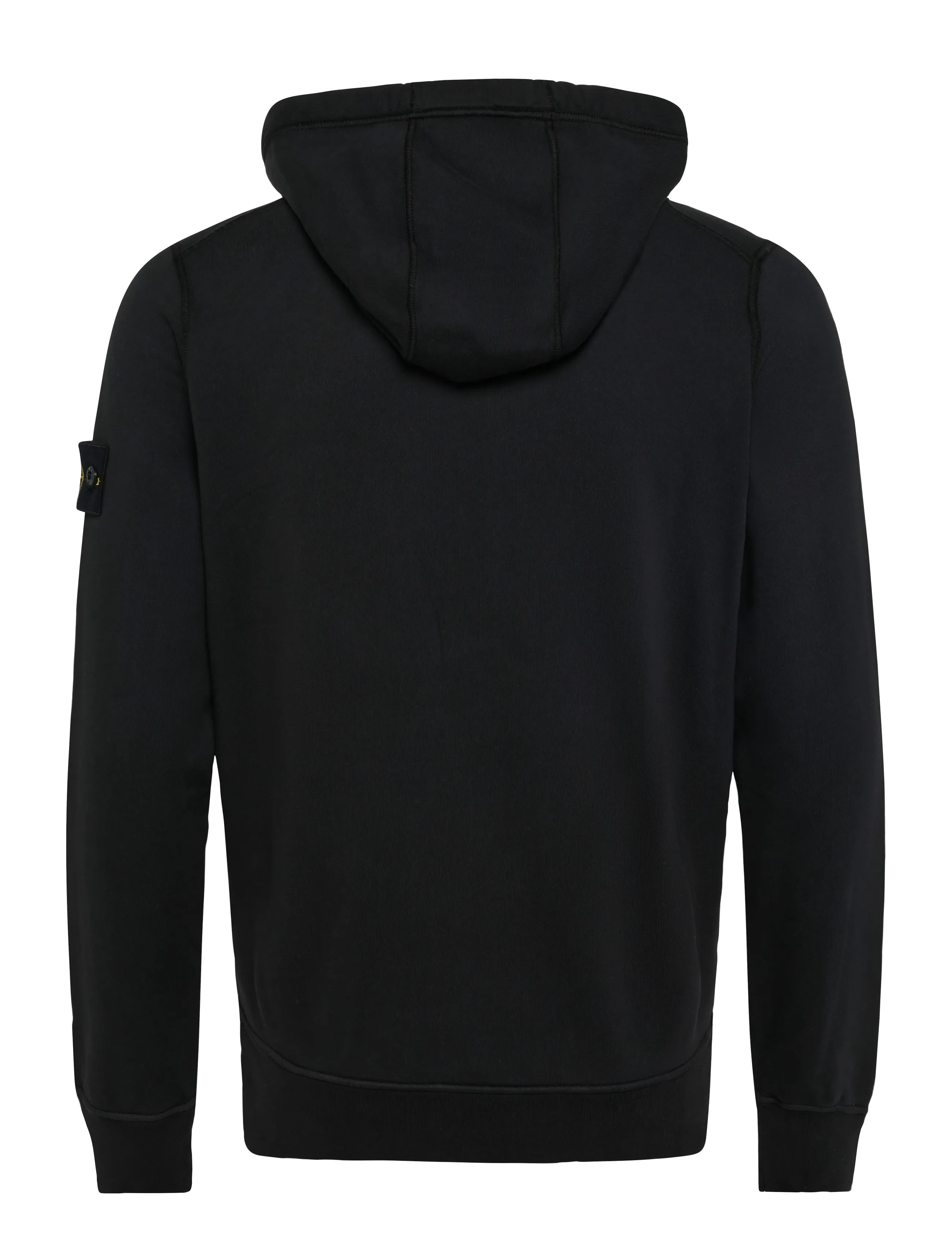 Stone Island - Organic Cotton Fleece Hoodie - fleecetrøjer - black - 1