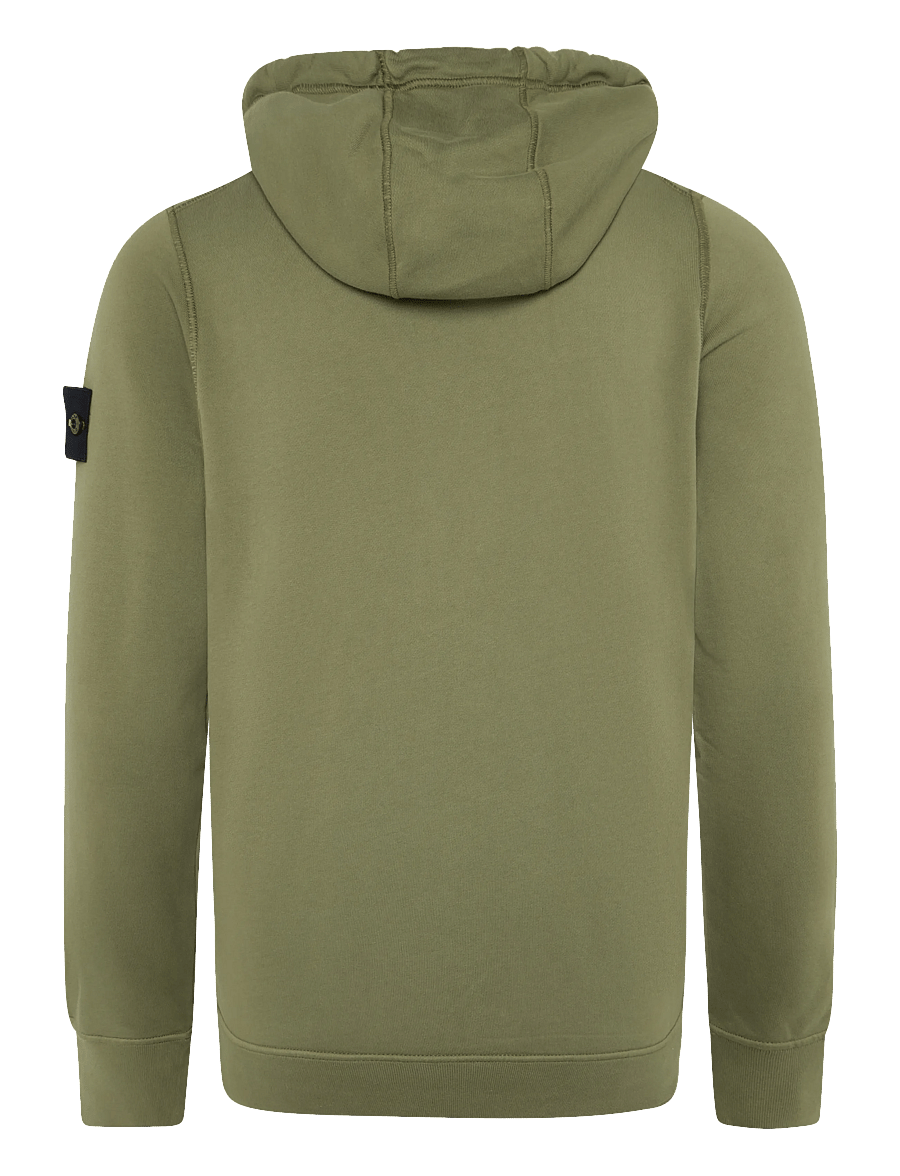 Stone Island - Organic Cotton Fleece Hoodie - teddy sweaters - green - 1