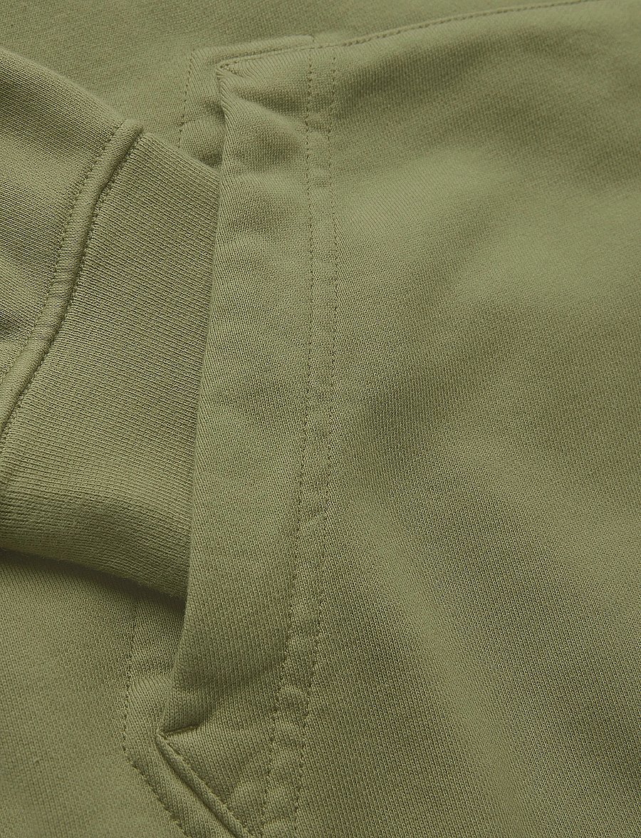 Stone Island - Organic Cotton Fleece Hoodie - teddy sweaters - green - 3
