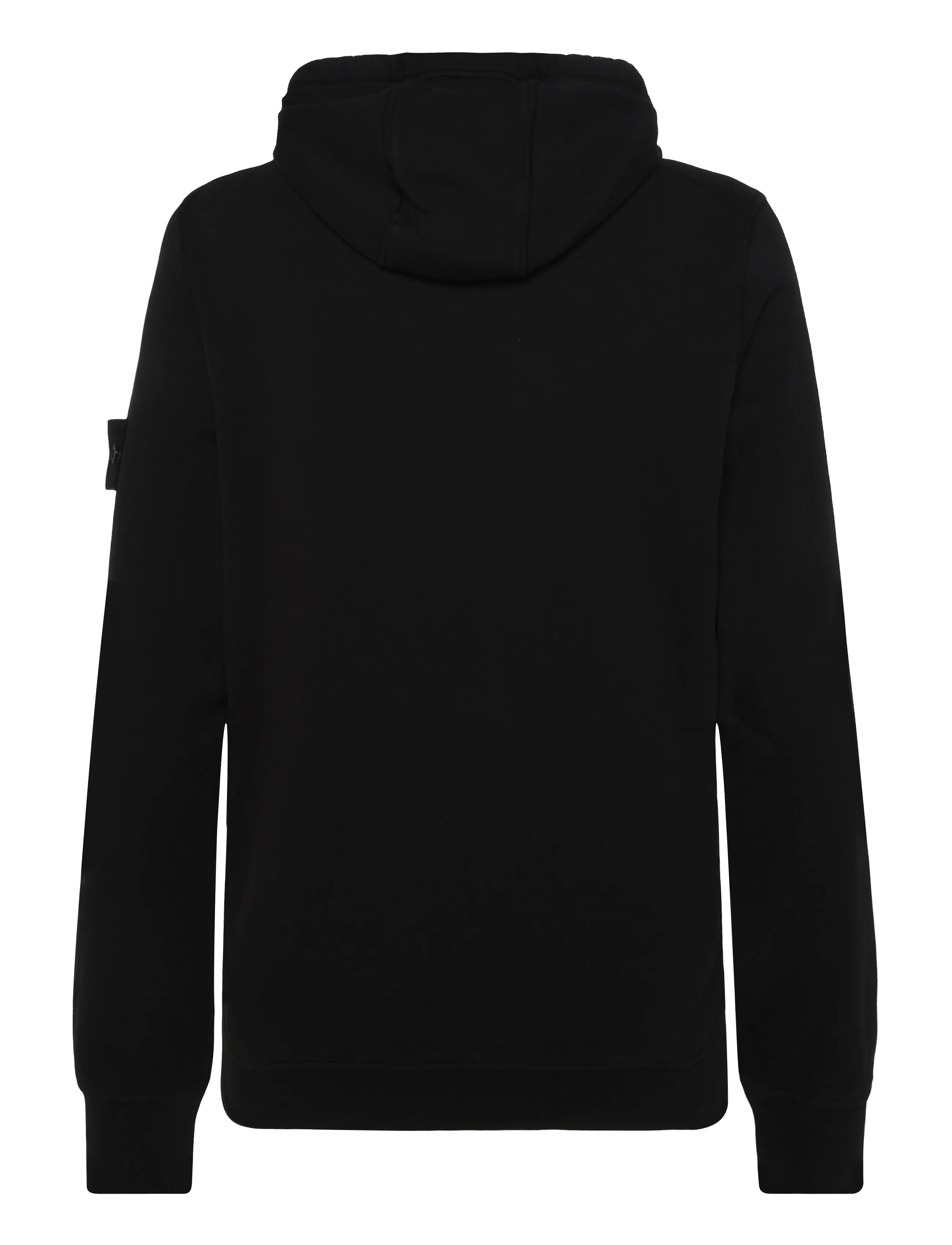 Stone Island - Organic Cotton Hooded Sweatshirt - hoodies - black - 1