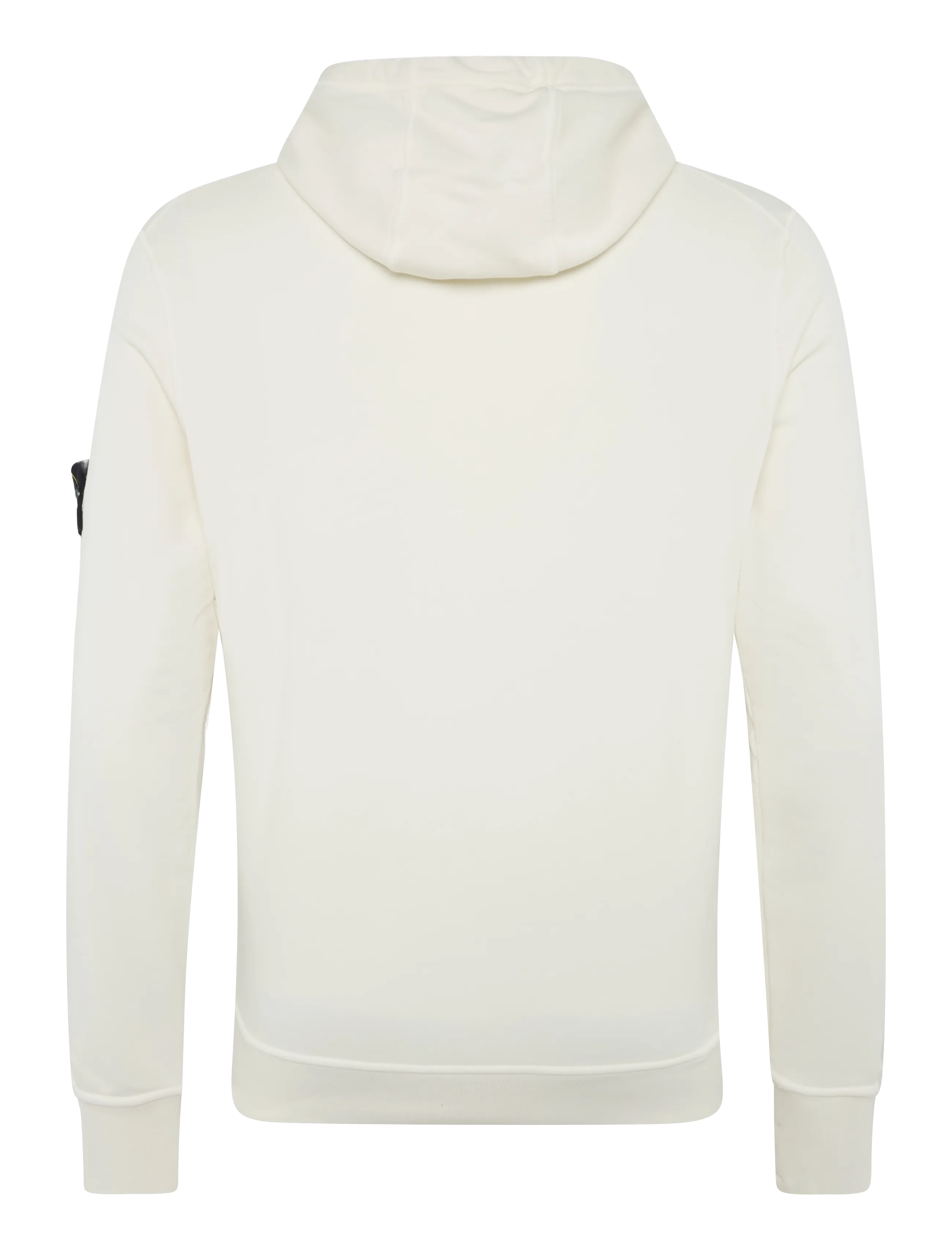 Stone Island - Organic Cotton Hooded Sweatshirt - kapuzenpullover - creme - 1