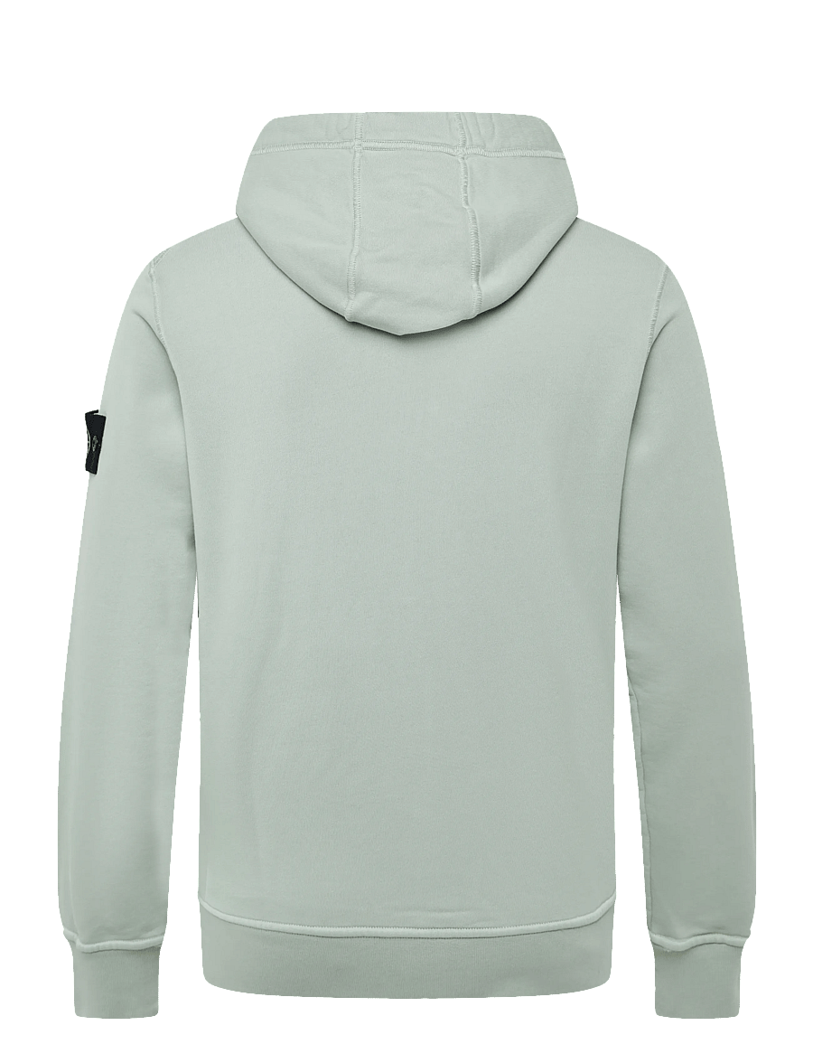 Stone Island - Organic Cotton Hooded Sweatshirt - kapuzenpullover - green - 1