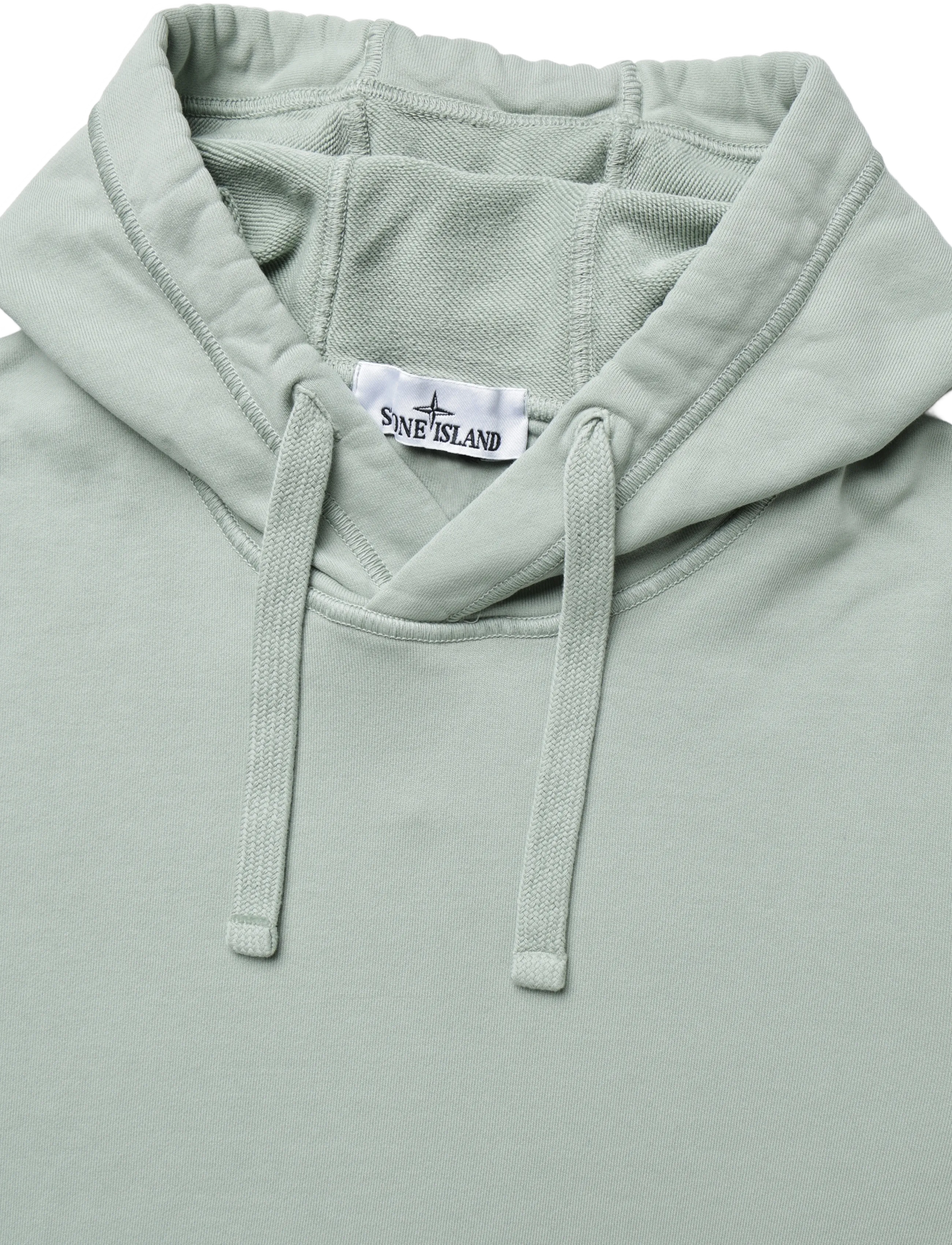 Stone Island - Organic Cotton Hooded Sweatshirt - kapuzenpullover - green - 2