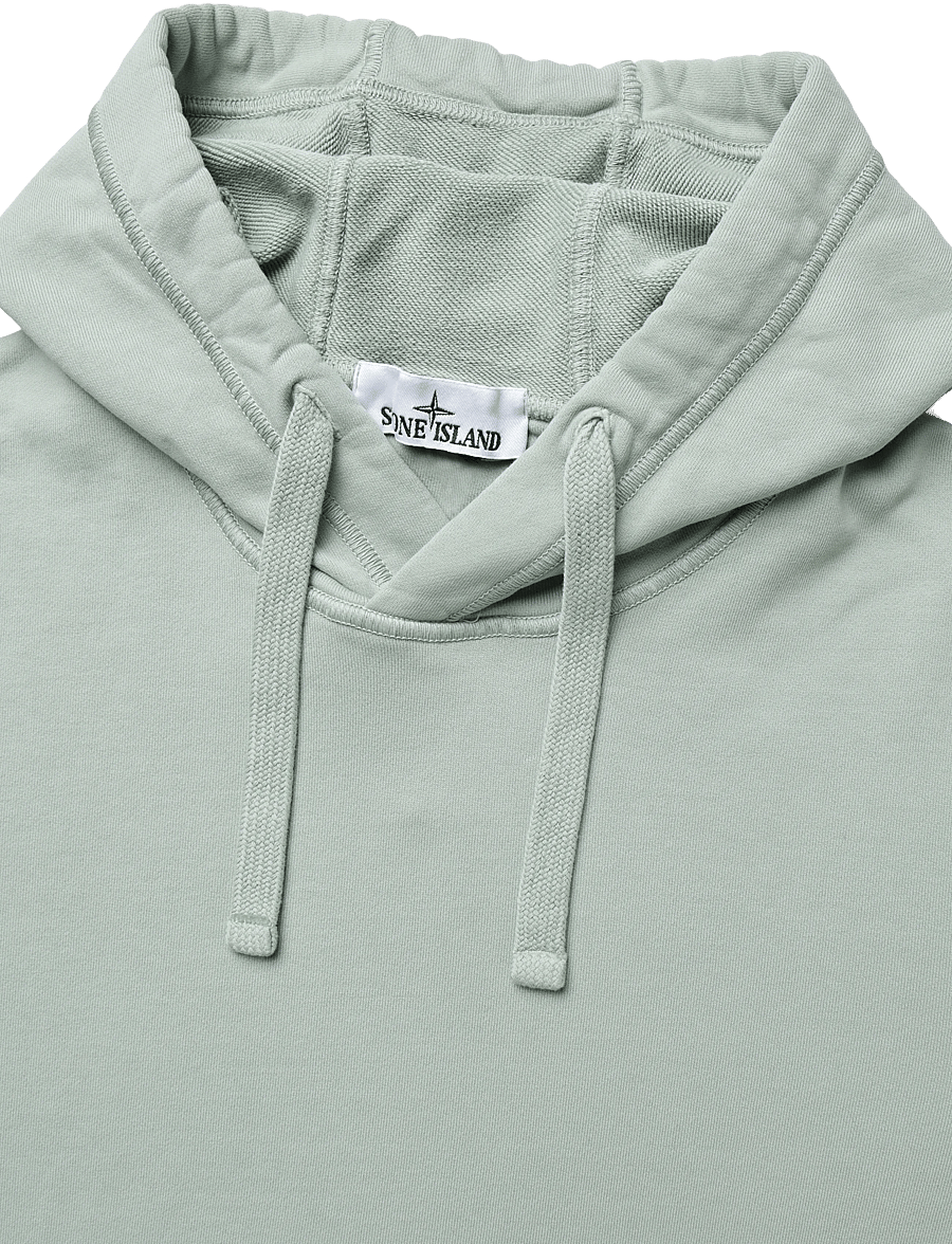 Stone Island - Organic Cotton Hooded Sweatshirt - kapuzenpullover - green - 2