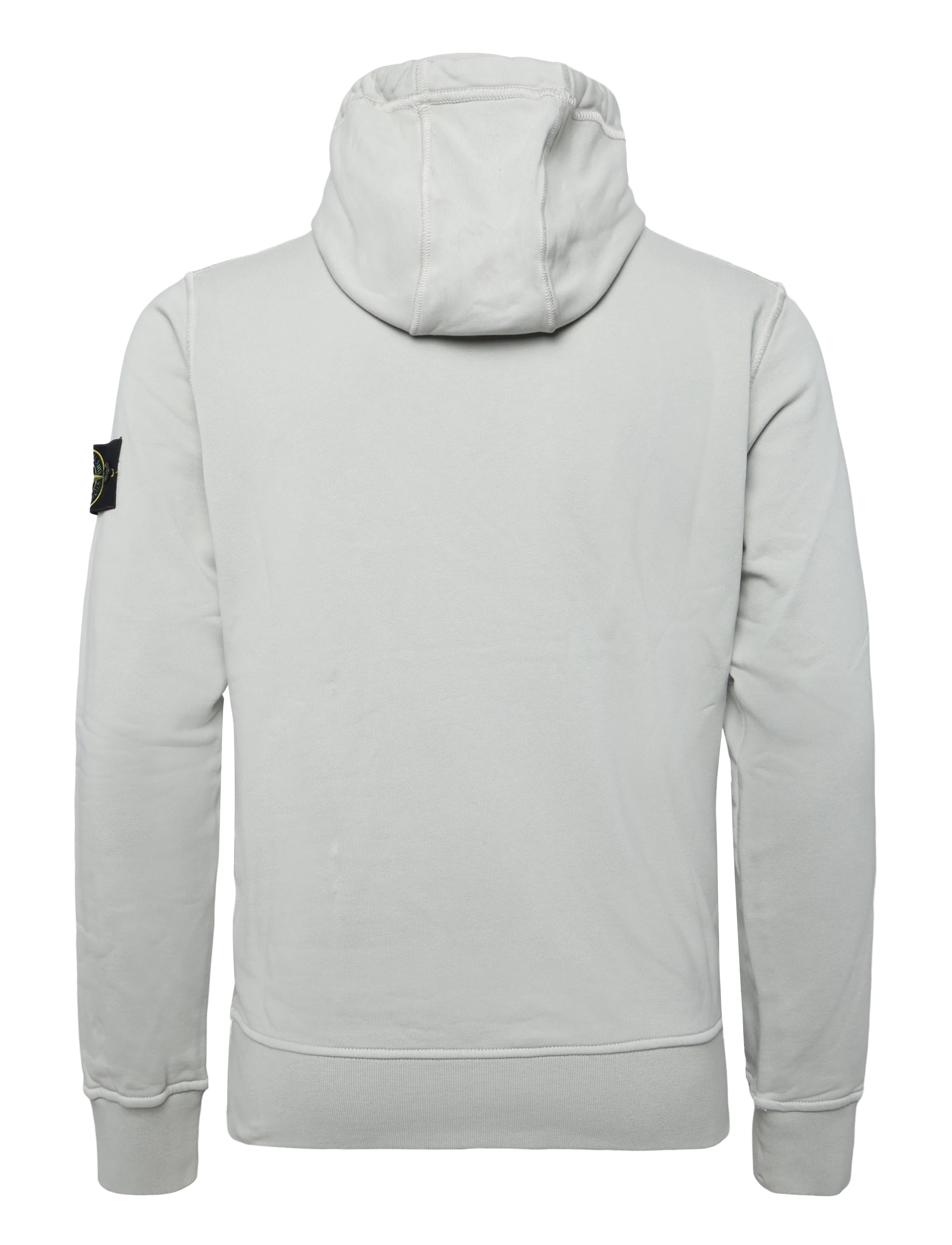 Stone Island - Organic Cotton Hooded Sweatshirt - hoodies - grey - 1