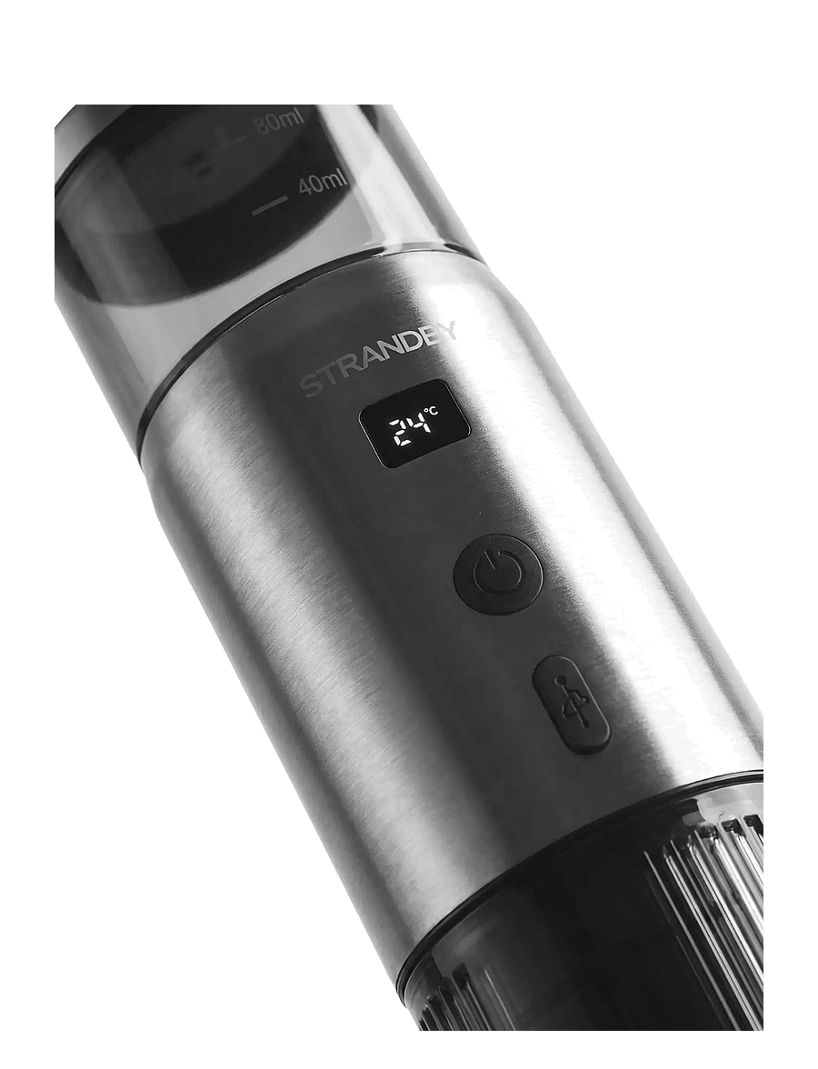 Strandby - STRANDBY PORTABLE COFFEE MAKER – SILVER - espressomaschinen - silver - 4