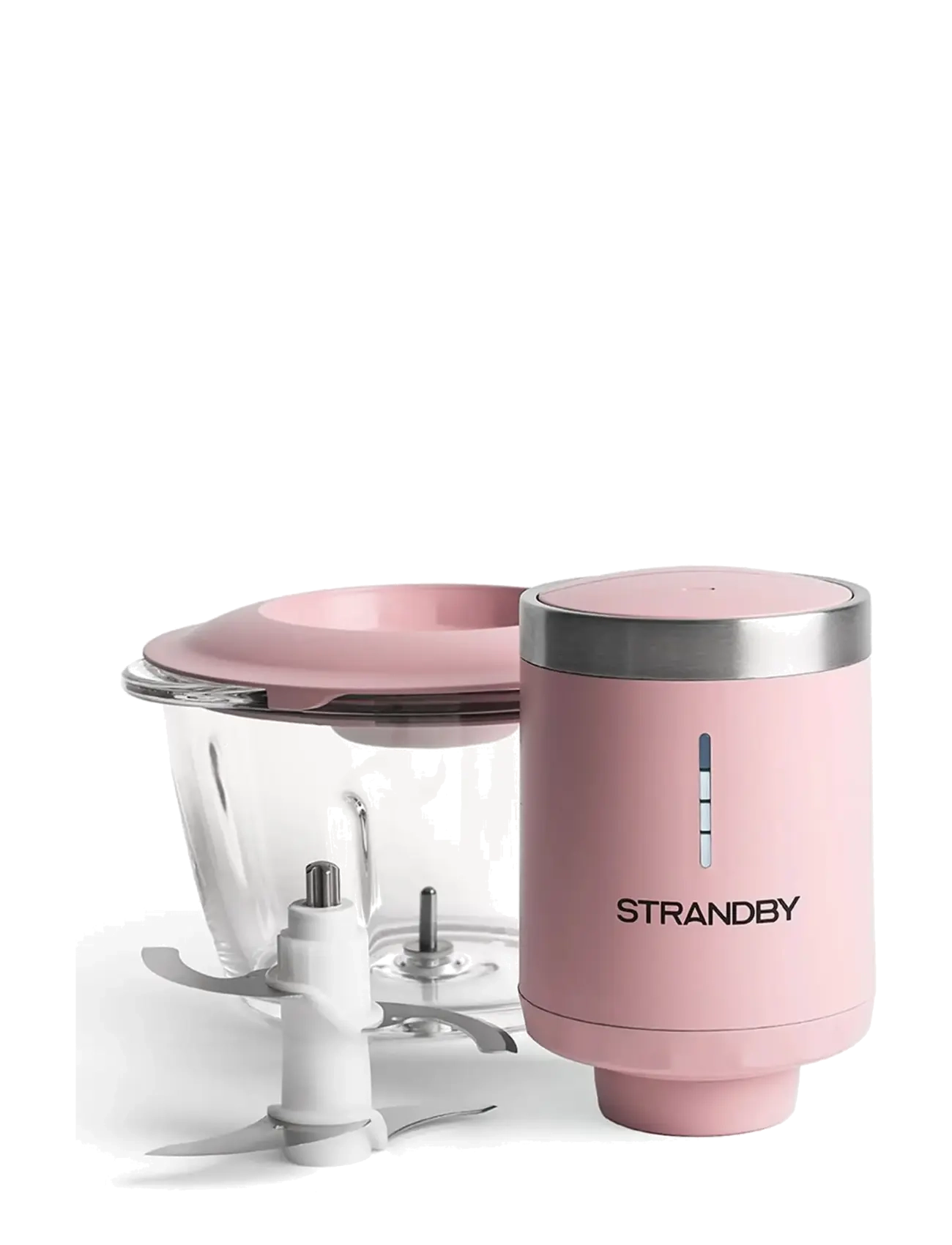 Strandby - STRANDBY CORDLESS MINI CHOPPER - PINK - mixer - pink - 1