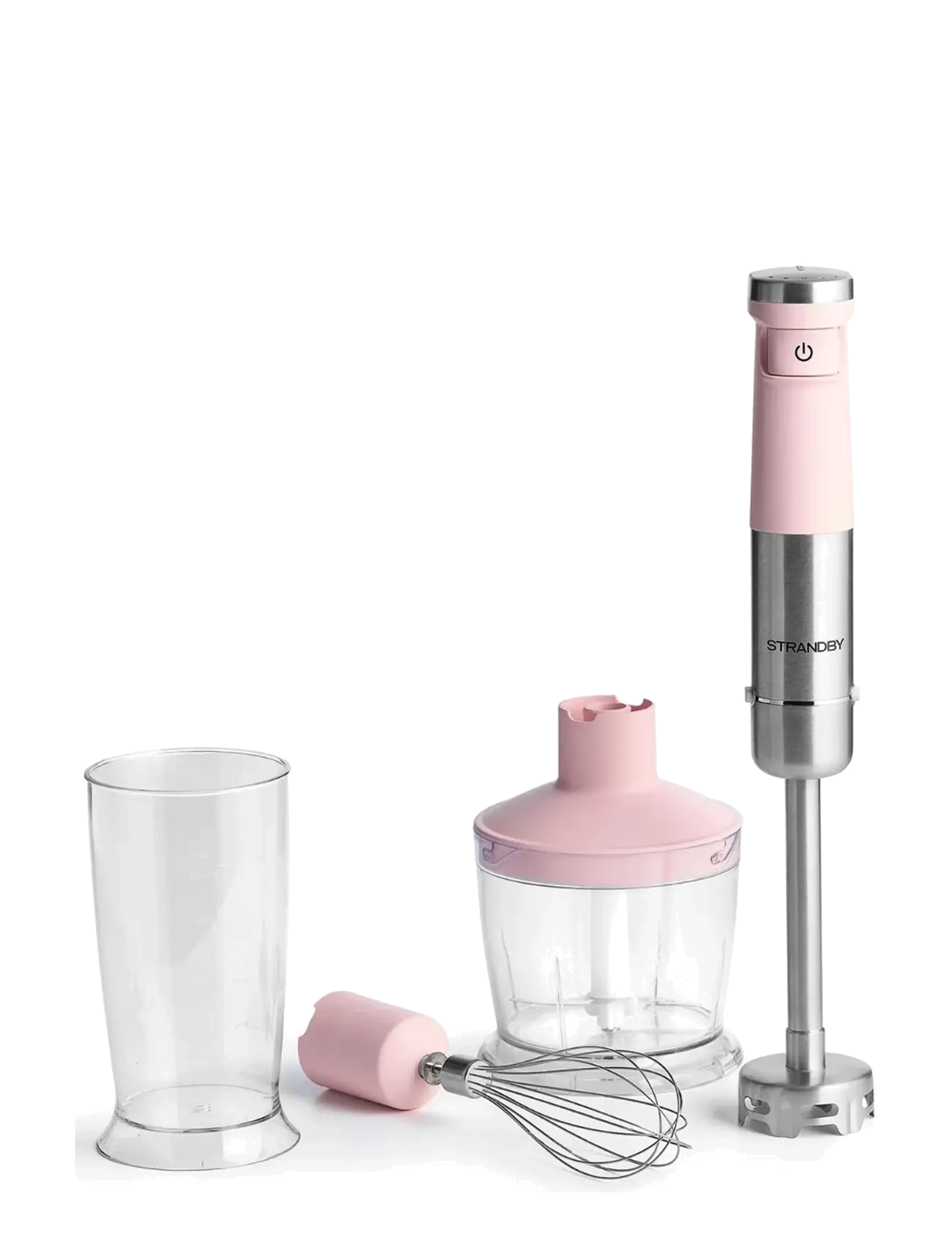 Strandby STRANDBY CORDLESS HAND BLENDER 4-IN-1 - PINK - Küche - PINK / pink/rose
