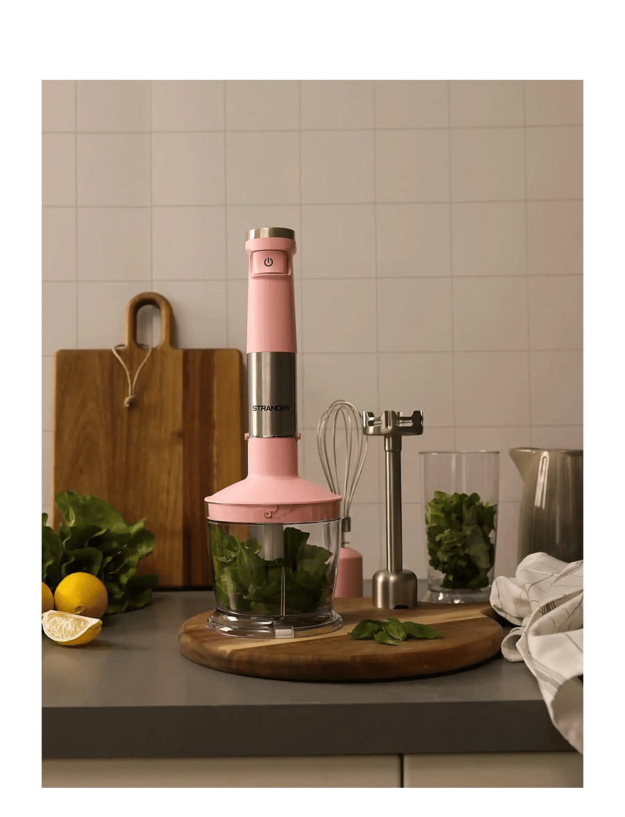 Strandby - STRANDBY CORDLESS HAND BLENDER 4-IN-1 - PINK - kochen - pink - 3