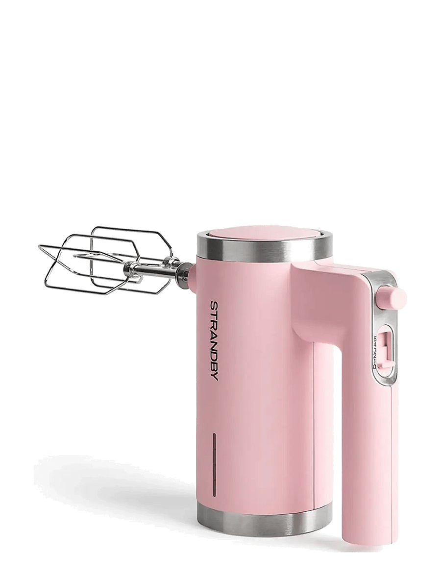 Strandby - STRANDBY CORDLESS HAND MIXER - PINK - kochen - pink - 0