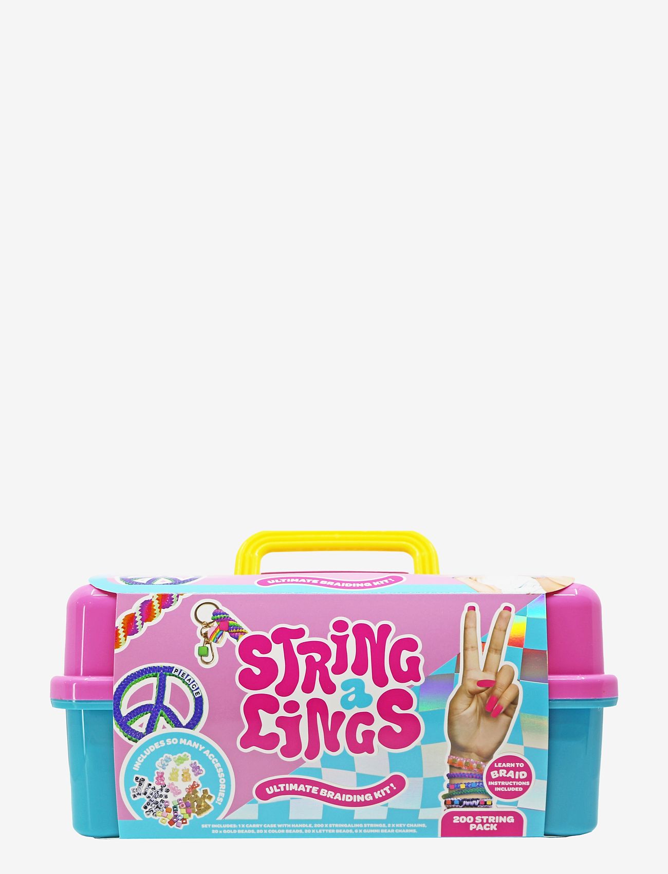 String a lings - Stringalings - 200 Pack - Ultimate Braiding Kit - jewellery & accessories - multi - 0