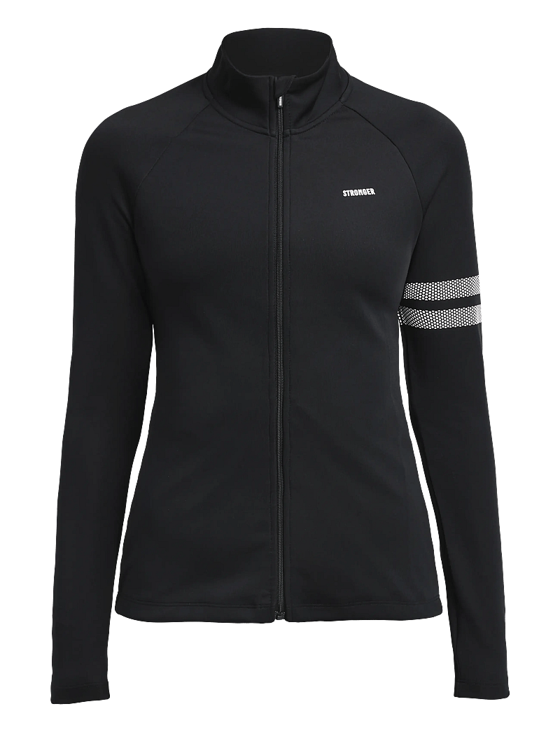 STRONGER - Signature Zip Jacket - sportsjakker - black - 1