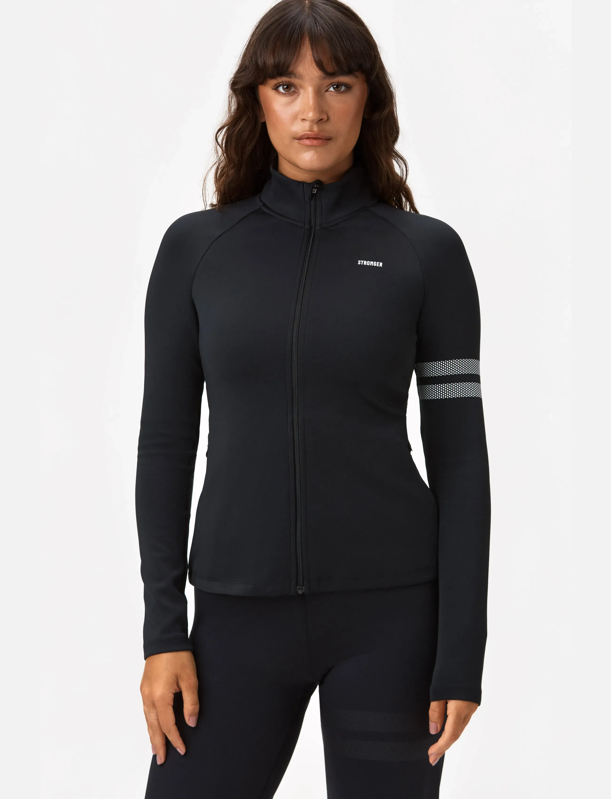 STRONGER Signature Zip Jacket jackor dam – bild 2