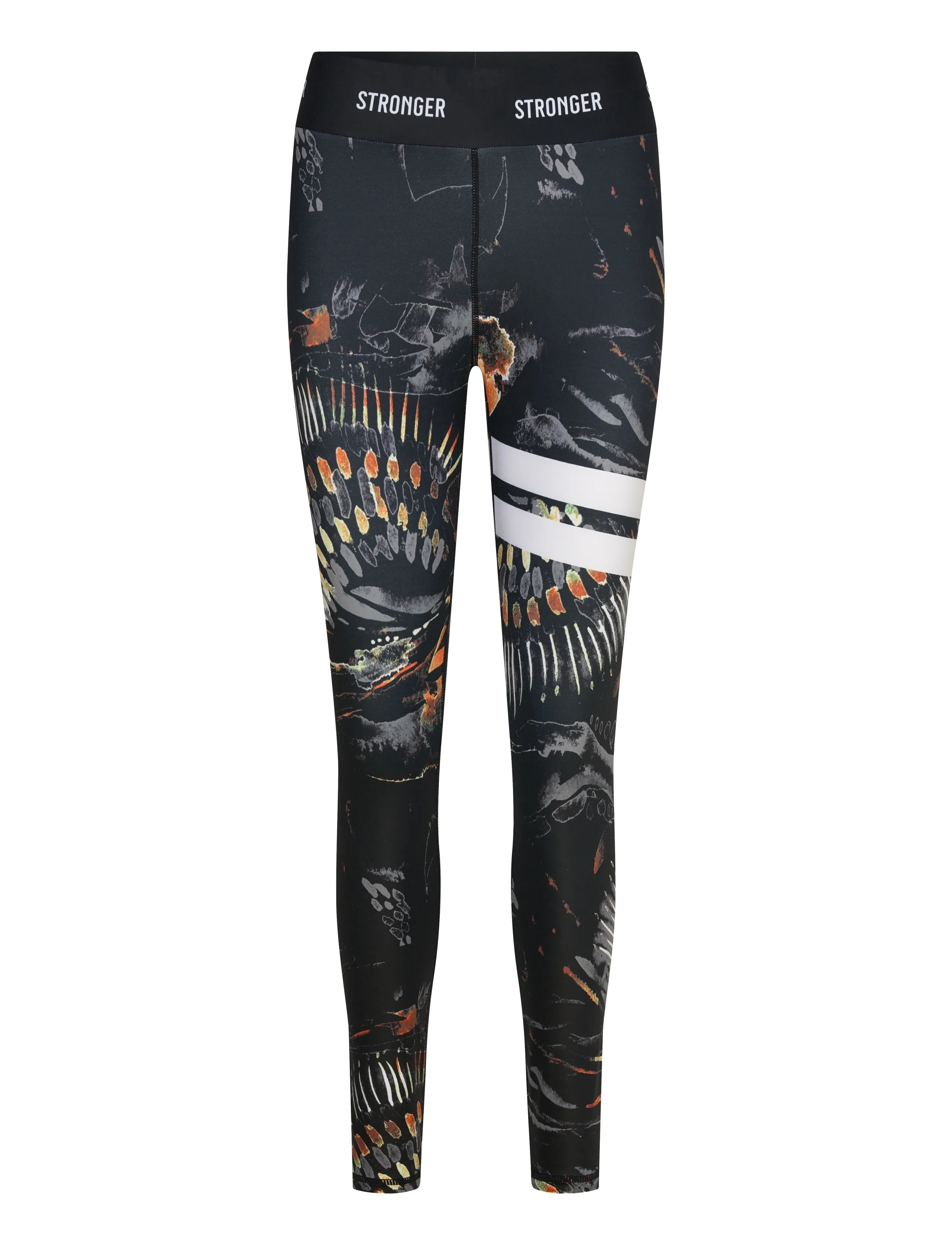 STRONGER Voodoo Leggings Schwarz - L - Damen