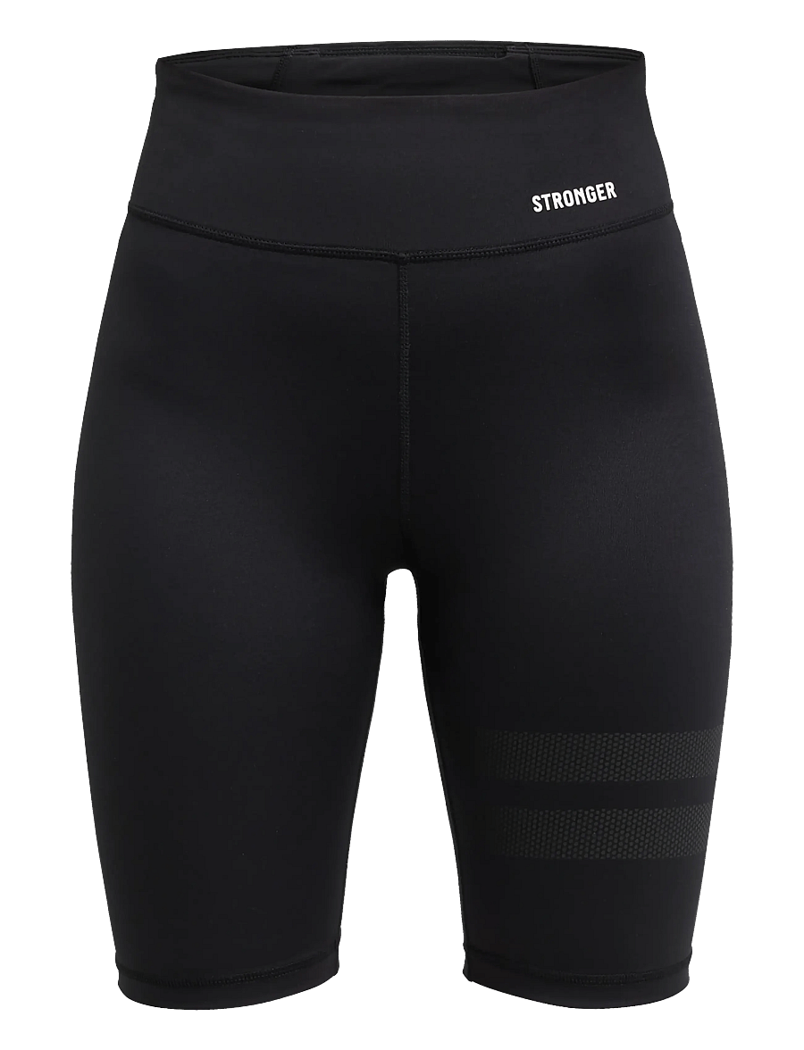 STRONGER - Signature Bike Shorts - 1/2 længde - black - 1