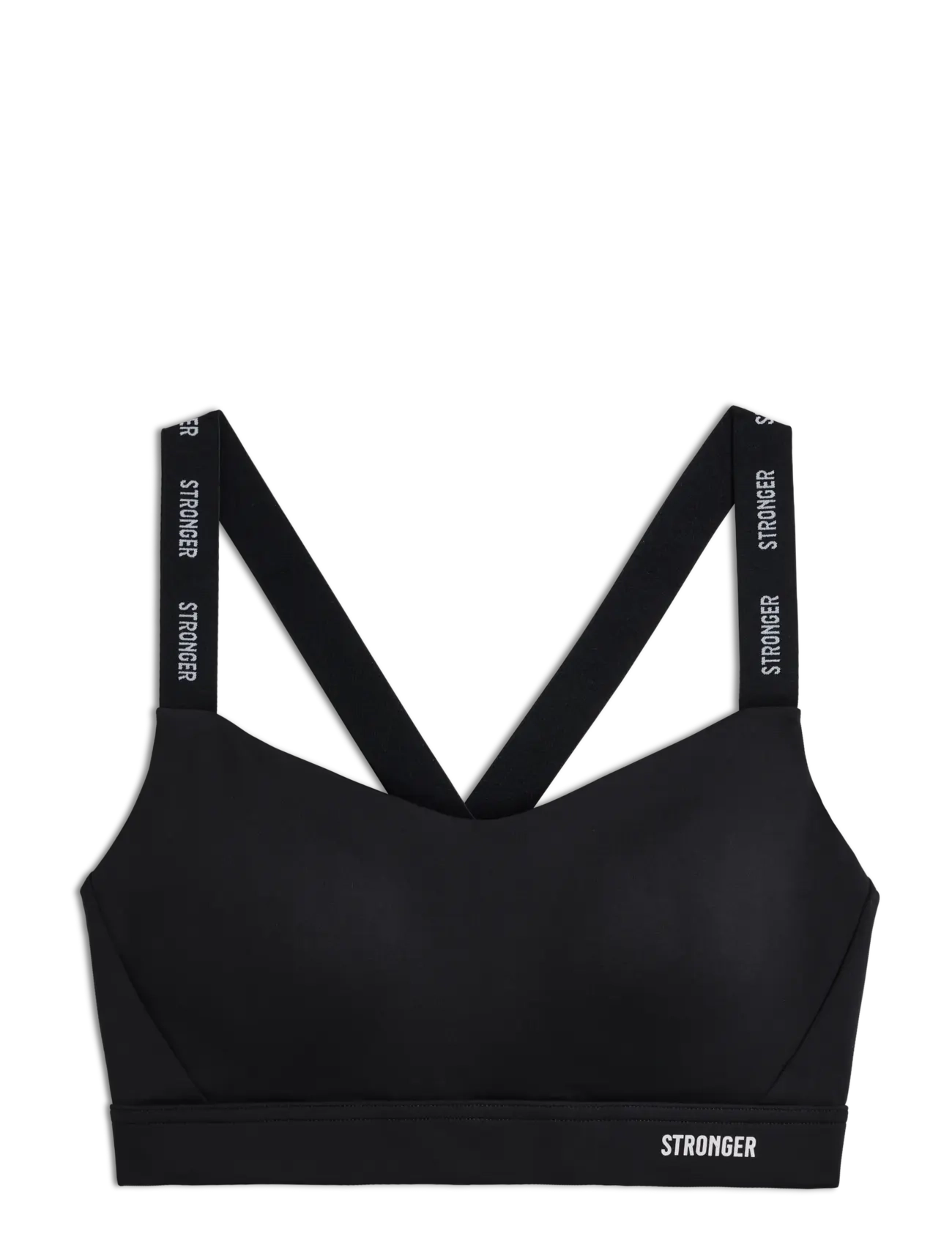 STRONGER Power Sports Bra - Sport BH:ar - BLACK / black