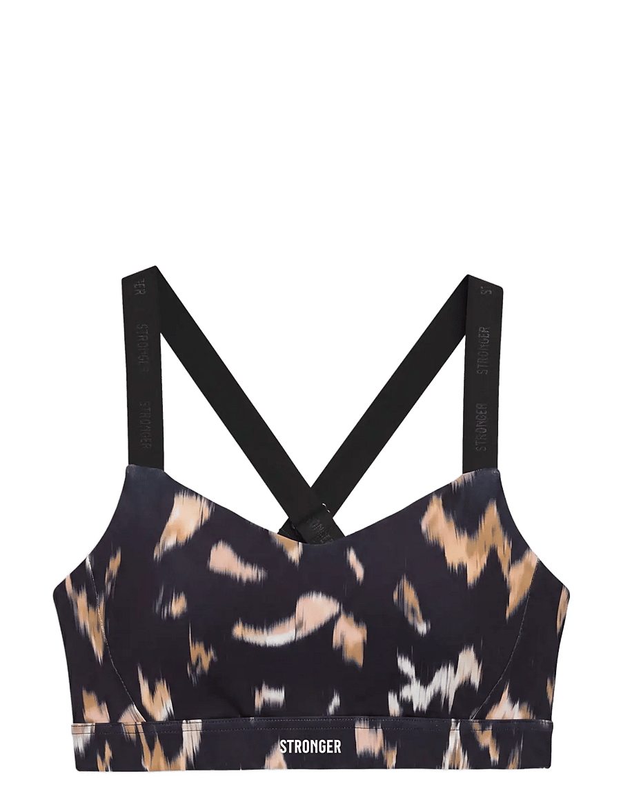 STRONGER - Power Sports Bra - sport-bhs - savannah print - 1