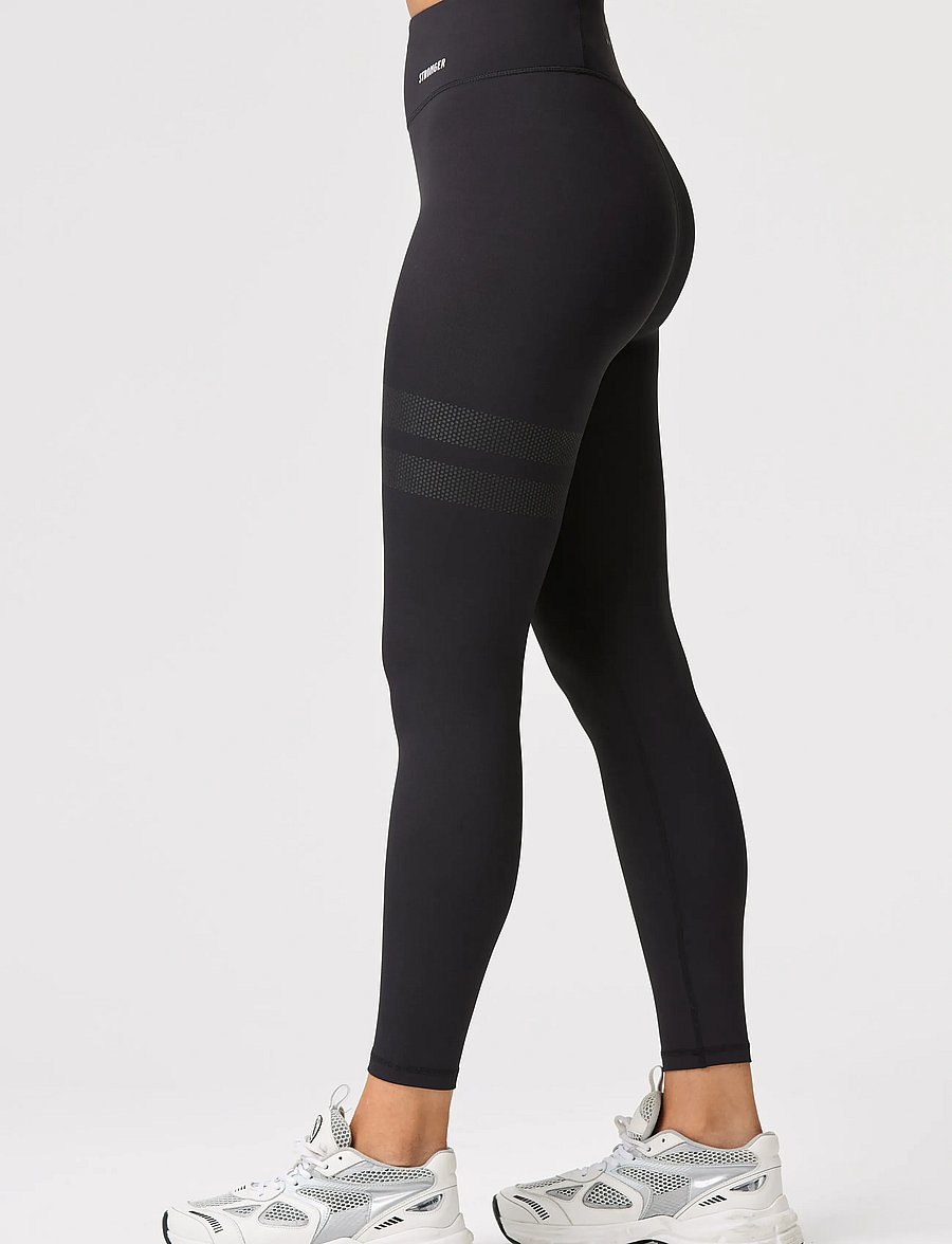 STRONGER - Signature Leggings - fuld længde - black - 0