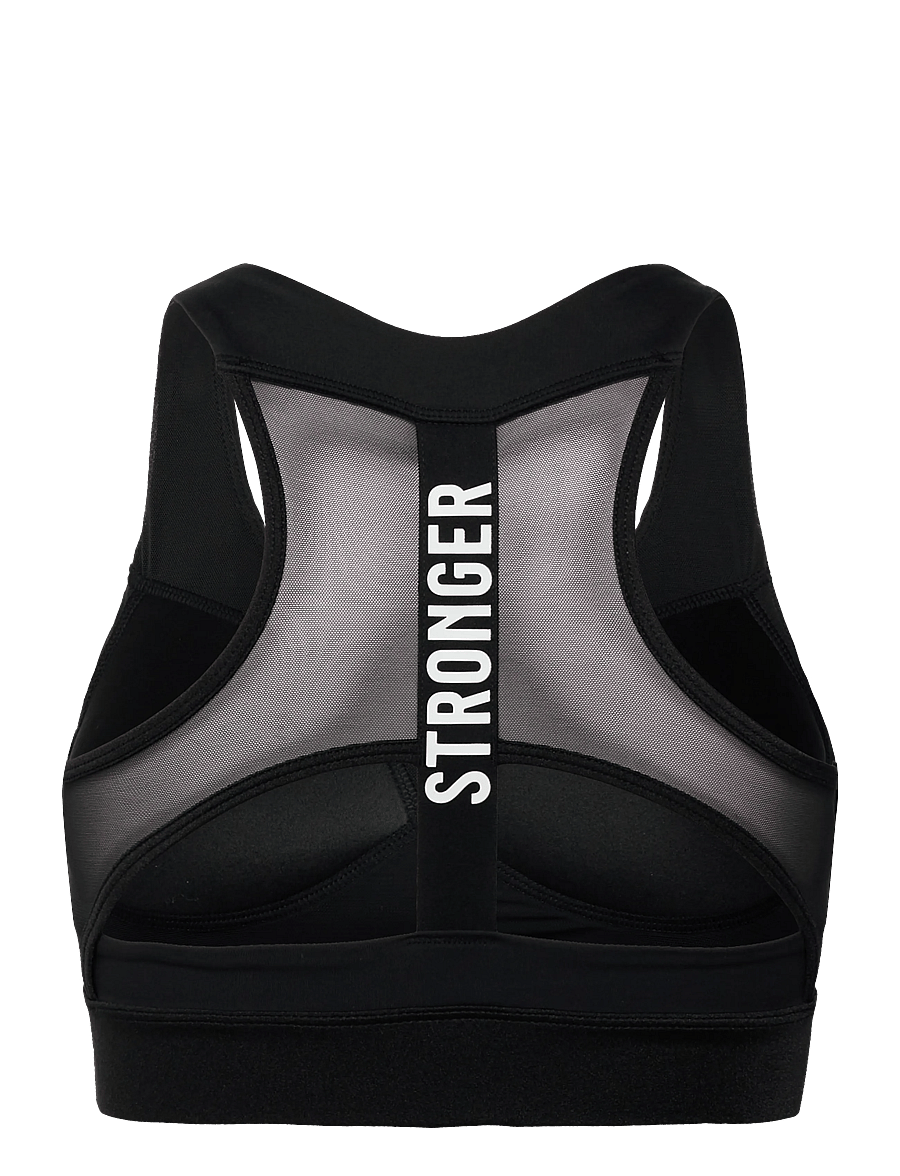 STRONGER - Bounce Sports Bra - sport bh:ar - black - 2