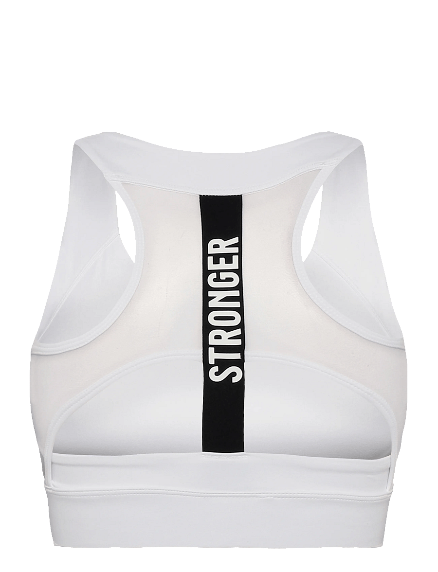 STRONGER - Bounce Sports Bra - sports-bh'er - white - 1