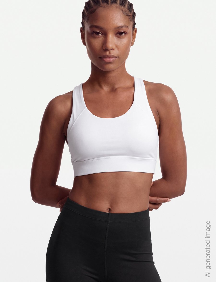 STRONGER - Bounce Sports Bra - sport bh's - white - 3