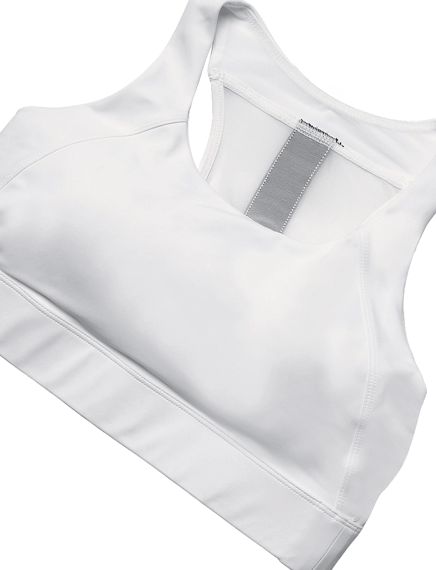 STRONGER - Bounce Sports Bra - sports-bh'er - white - 2
