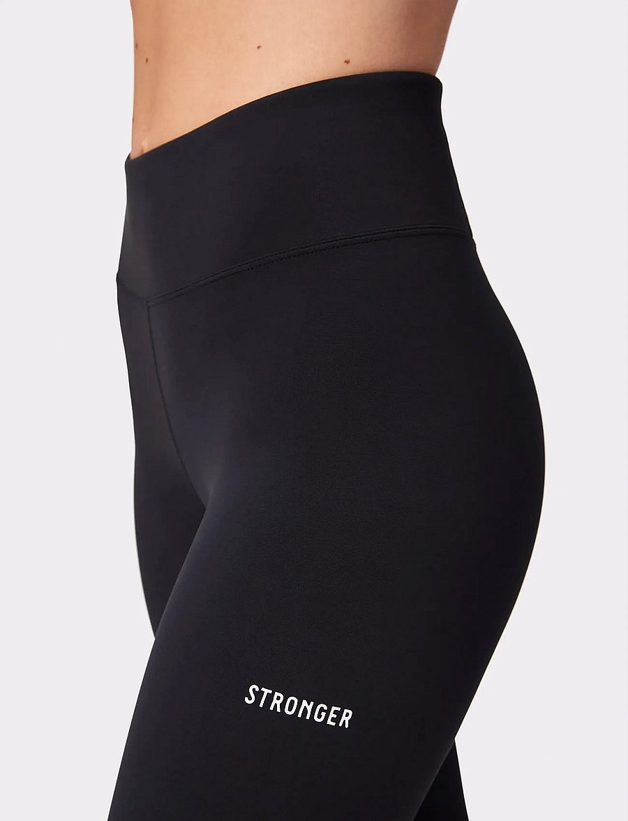 STRONGER - Wonder Leggings - volle länge - black - 2