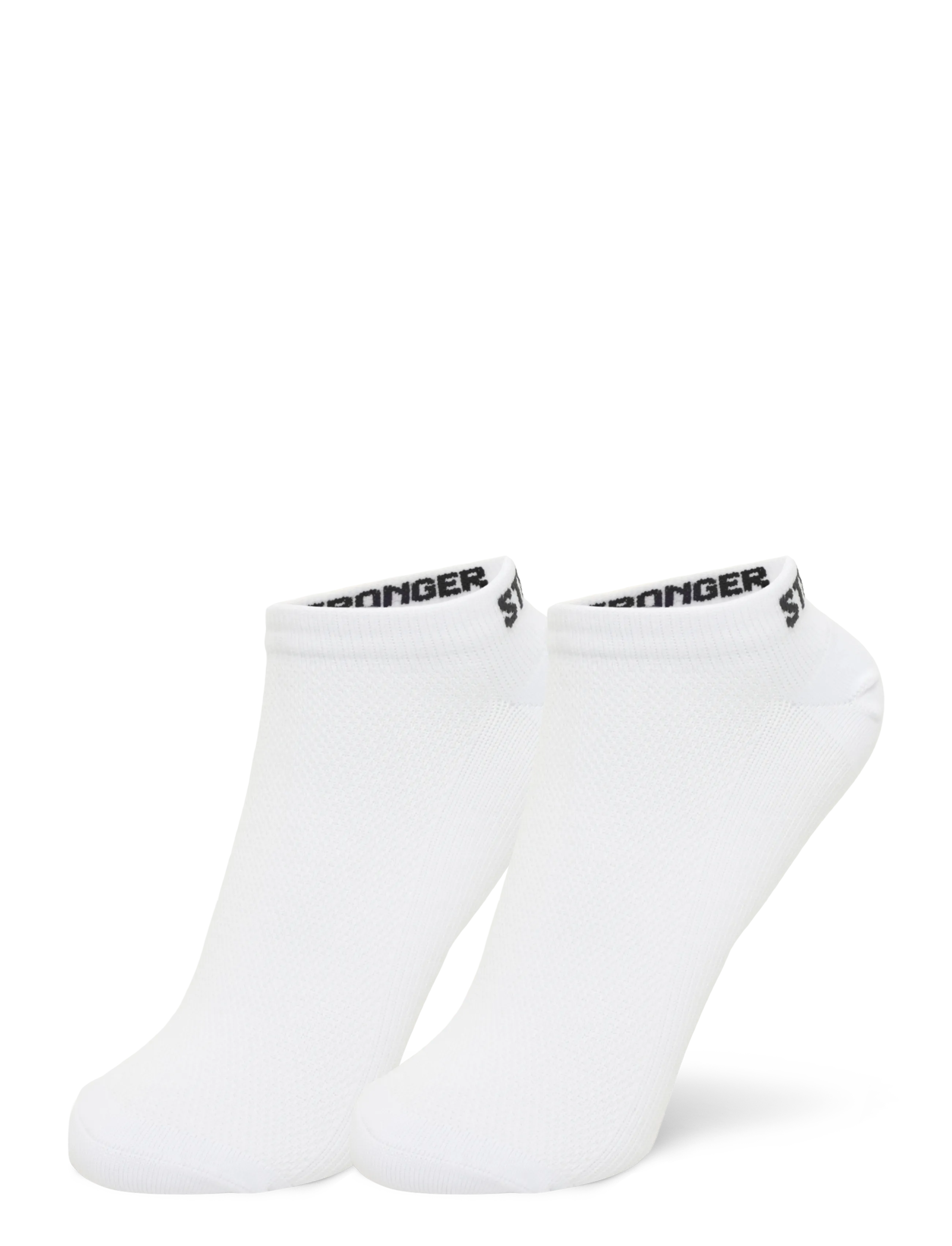 STRONGER Sporty Socks 2-pack - Unterwäsche & Socken - BRIGHT WHITE / white