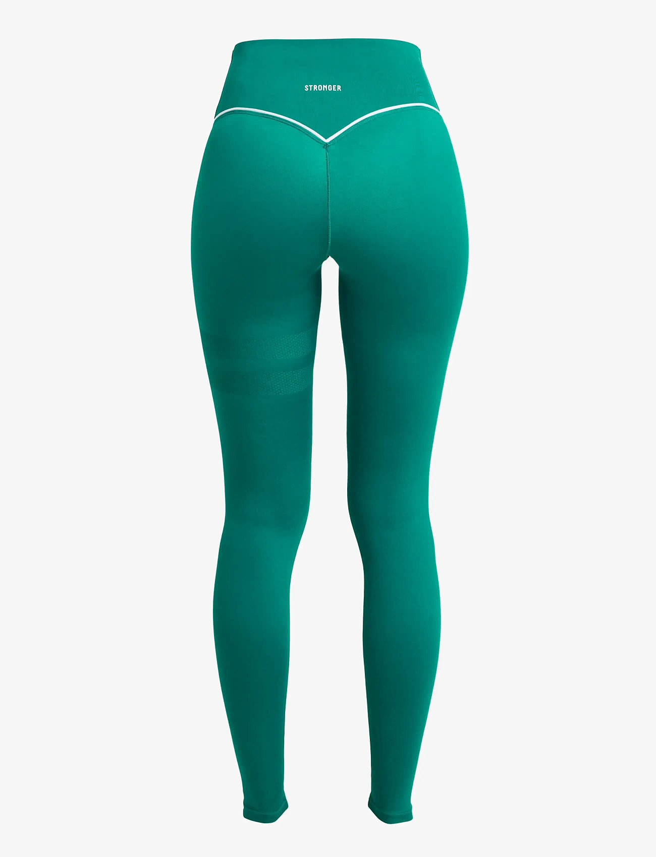 STRONGER - Signature Piping Leggings - fuld længde - everglade - 2